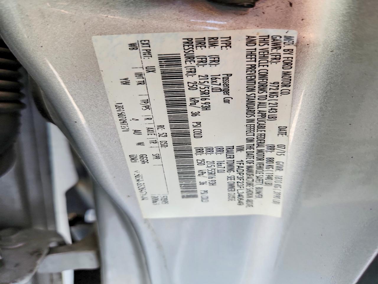 2015 Ford Focus Se Silver vin: 1FADP3F23FL340649