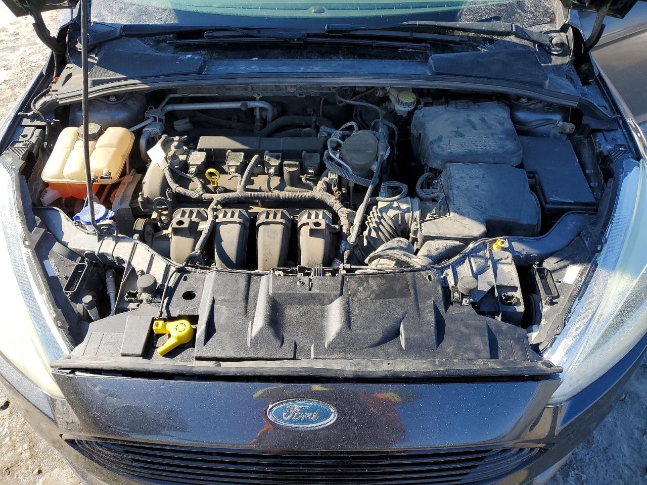 2015 Ford Focus Se Gray vin: 1FADP3F23FL346998