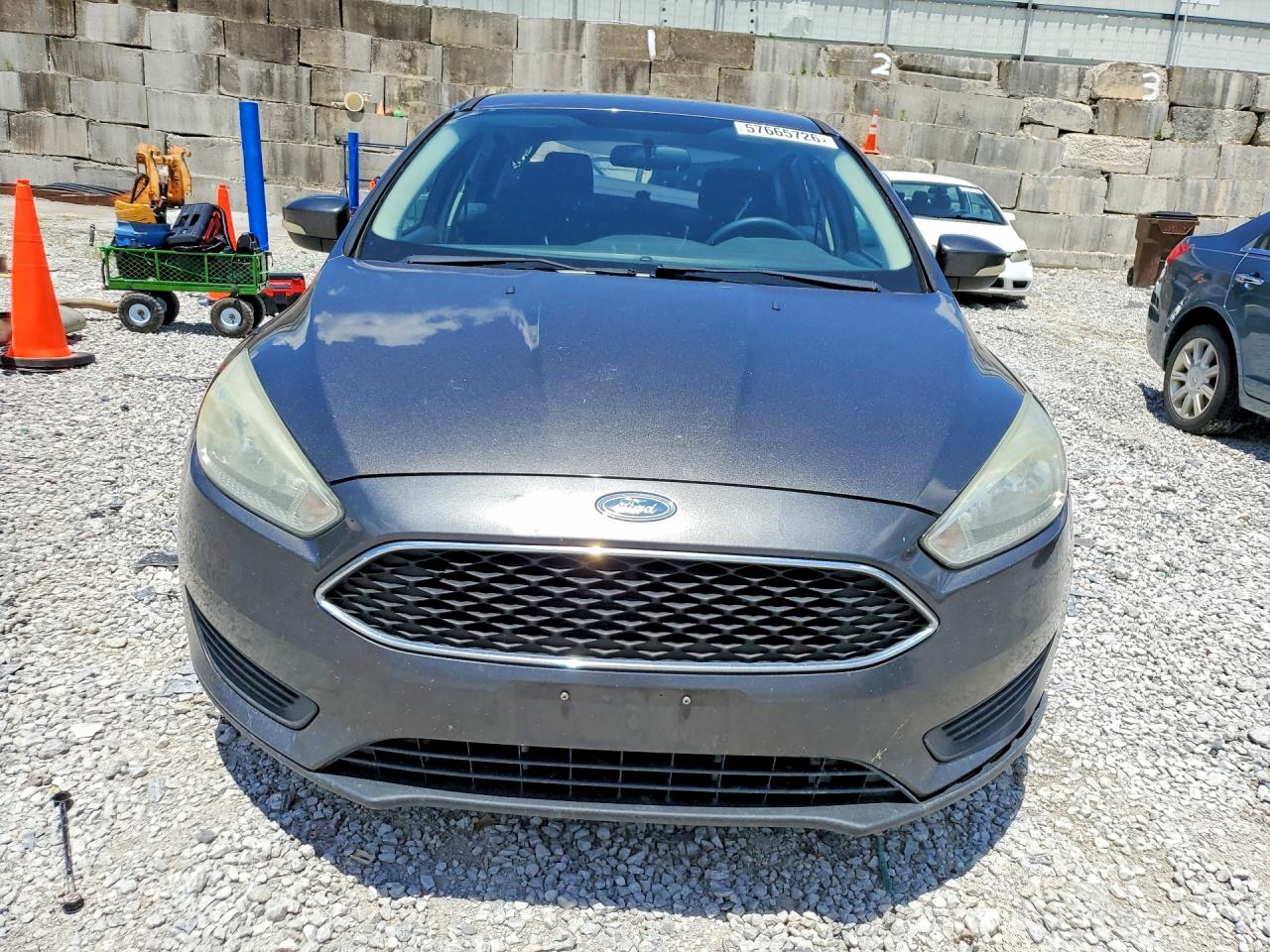 2015 Ford Focus Se Gray vin: 1FADP3F23FL348167