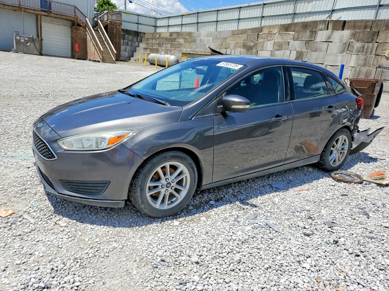 2015 Ford Focus Se Gray vin: 1FADP3F23FL348167