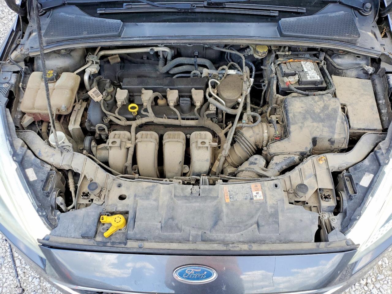 2015 Ford Focus Se Gray vin: 1FADP3F23FL348167