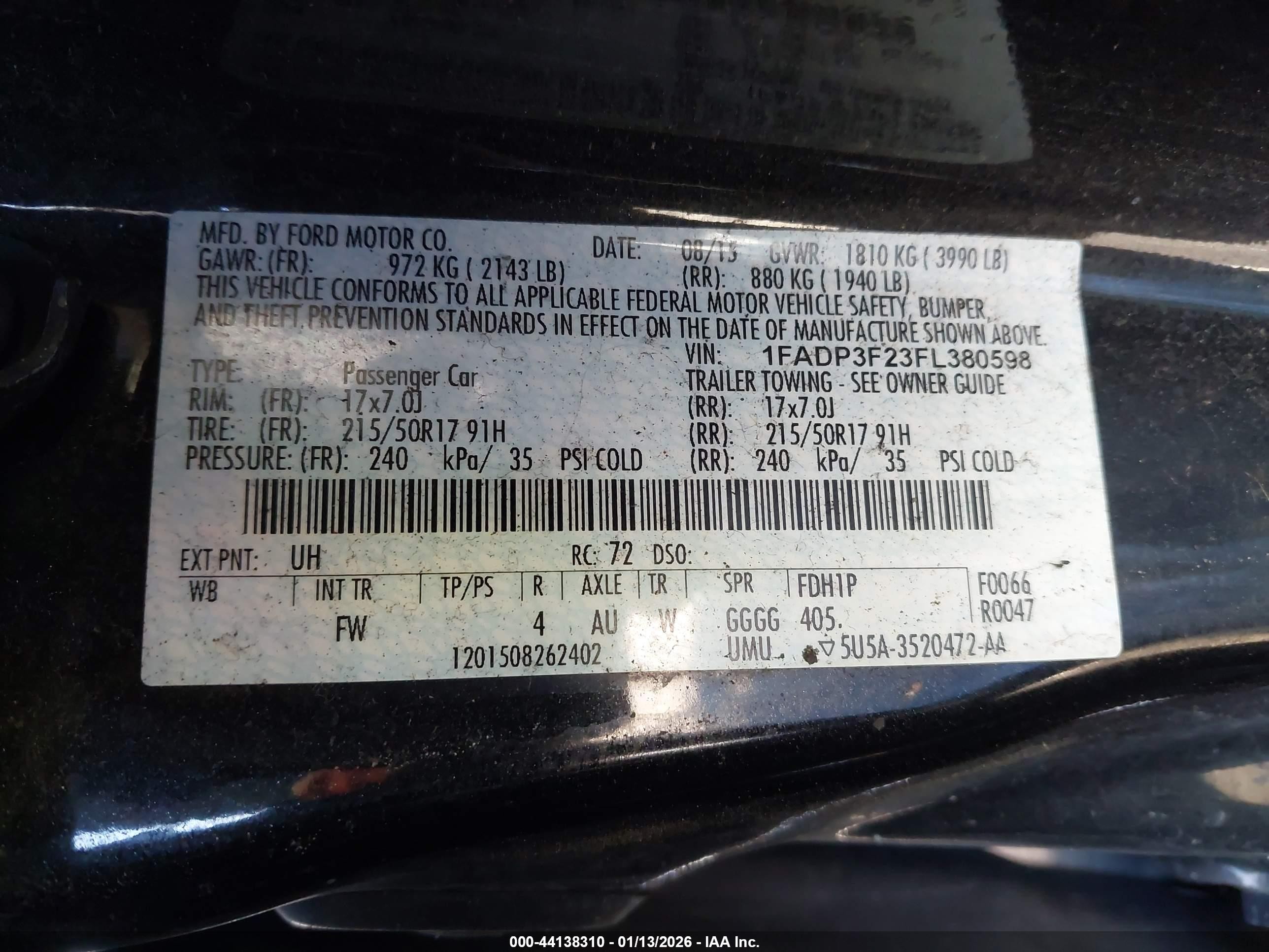 2015 Ford Focus Se Gray vin: 1FADP3F23FL380598