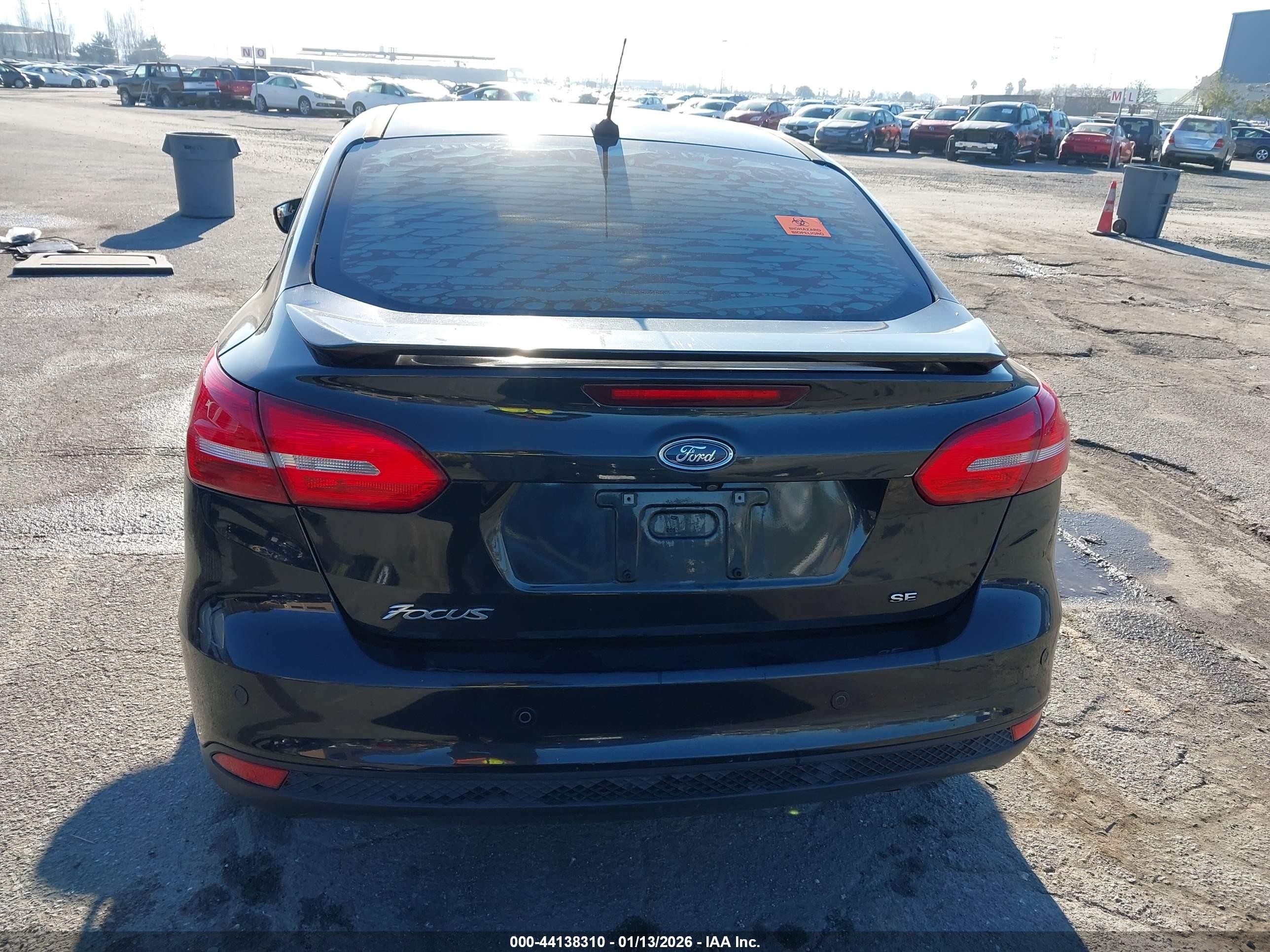 2015 Ford Focus Se Gray vin: 1FADP3F23FL380598