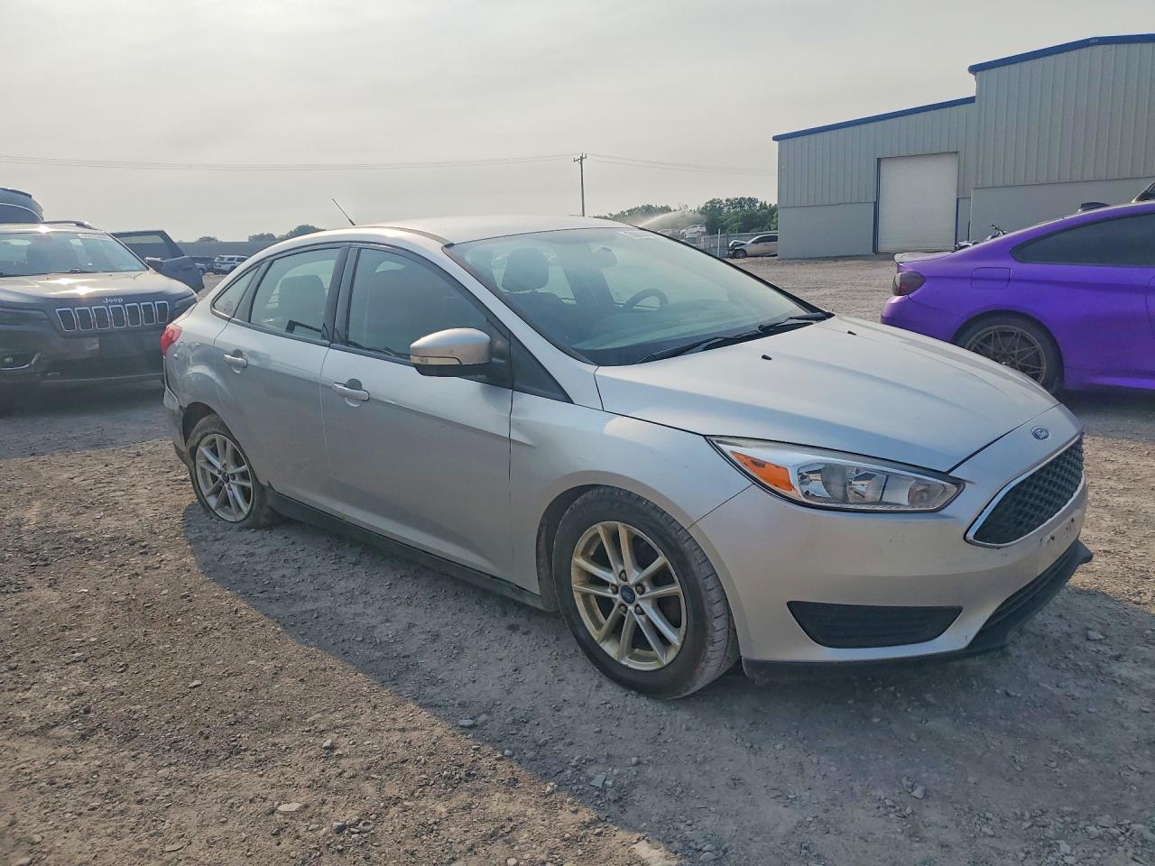 2015 Ford Focus Se Silver vin: 1FADP3F23FL383470