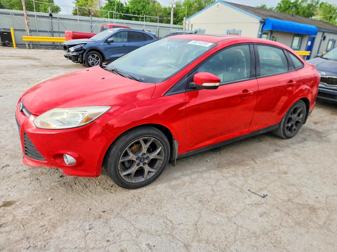 2013 Ford Focus Se Red vin: 1FADP3F24DL116061