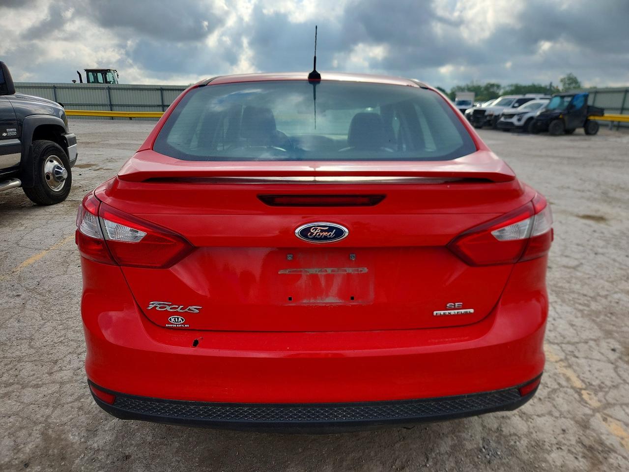 2013 Ford Focus Se Red vin: 1FADP3F24DL116061