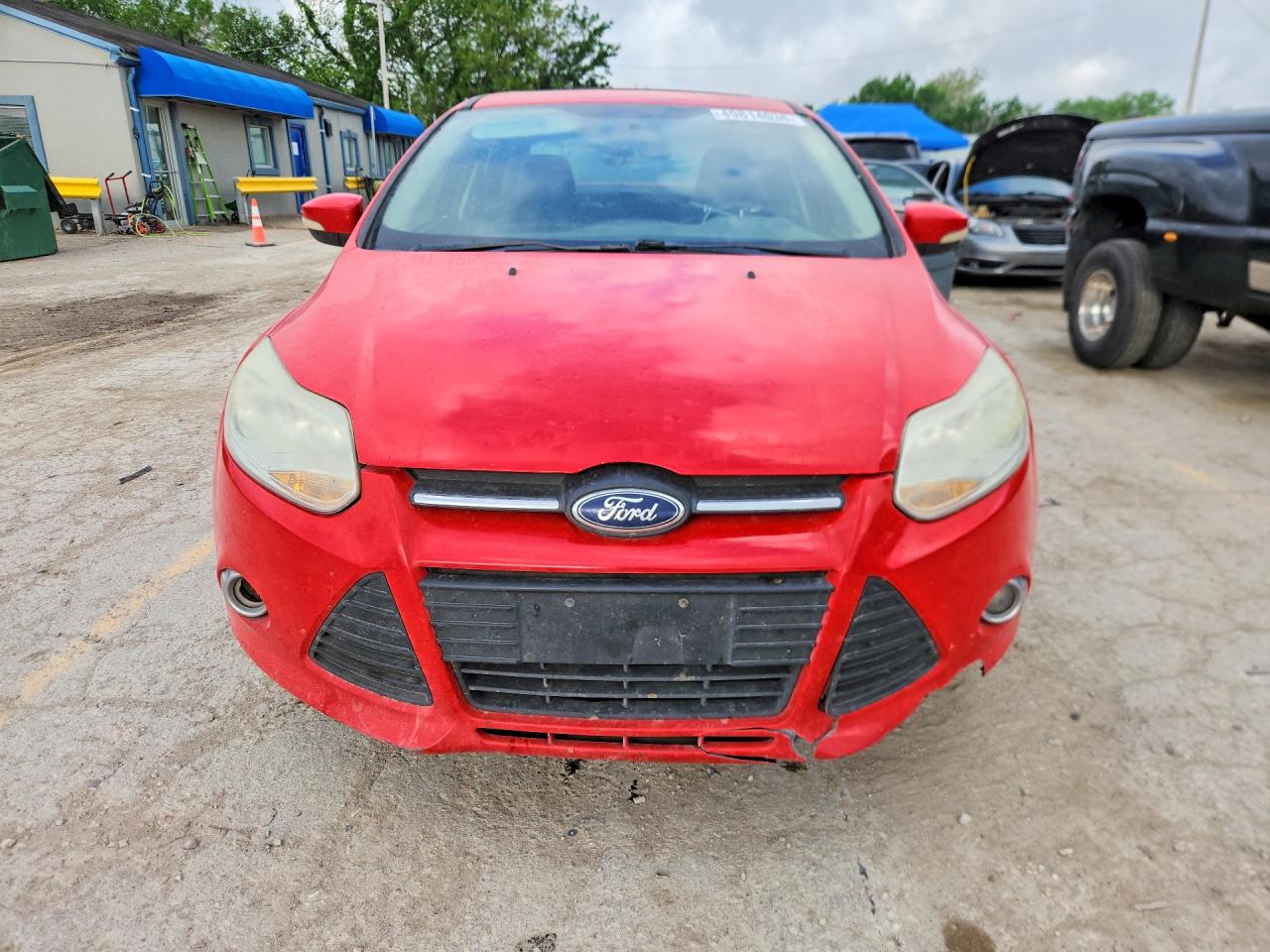 2013 Ford Focus Se Red vin: 1FADP3F24DL116061