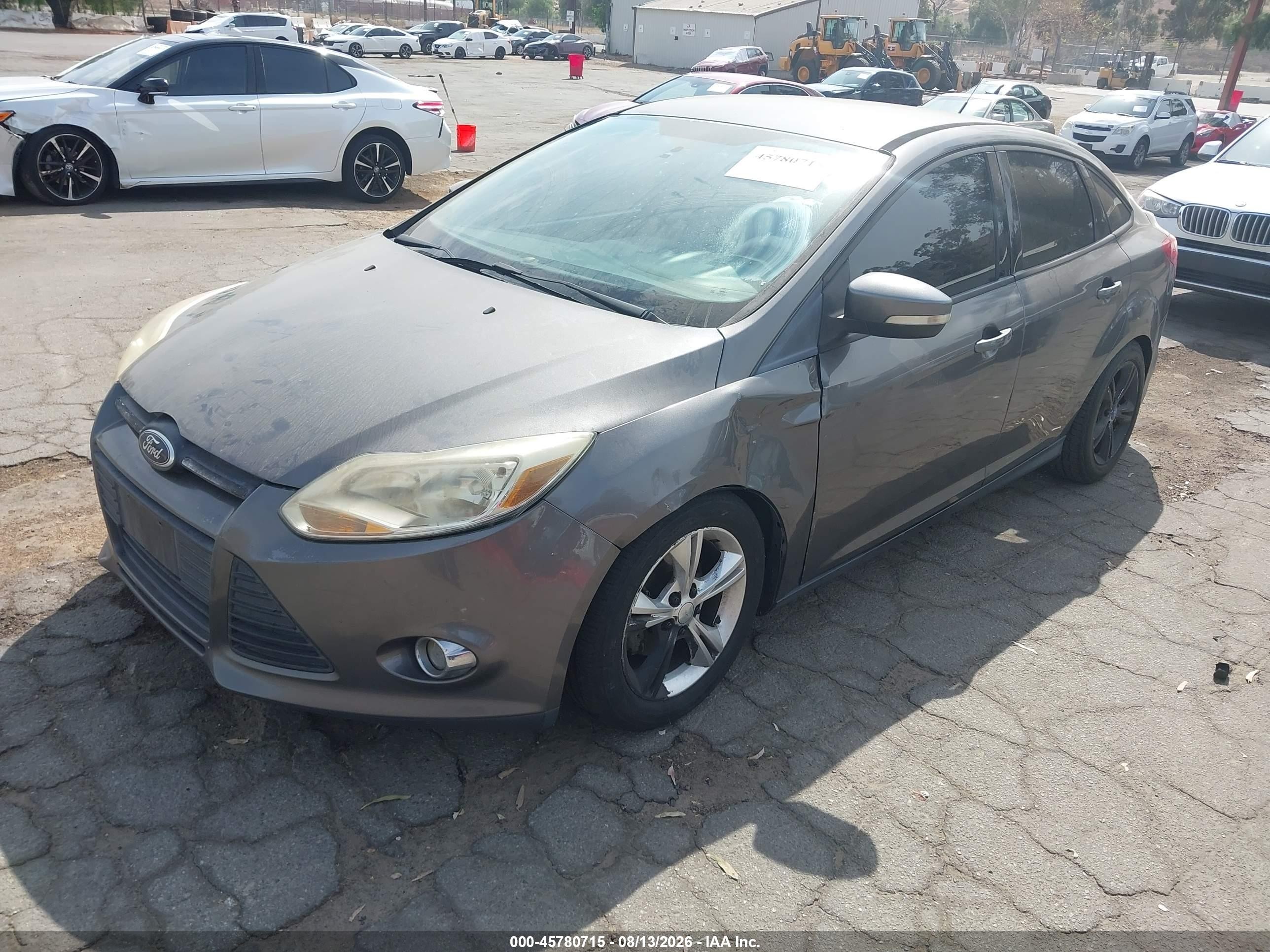 2013 Ford Focus Se Серый vin: 1FADP3F24DL116531