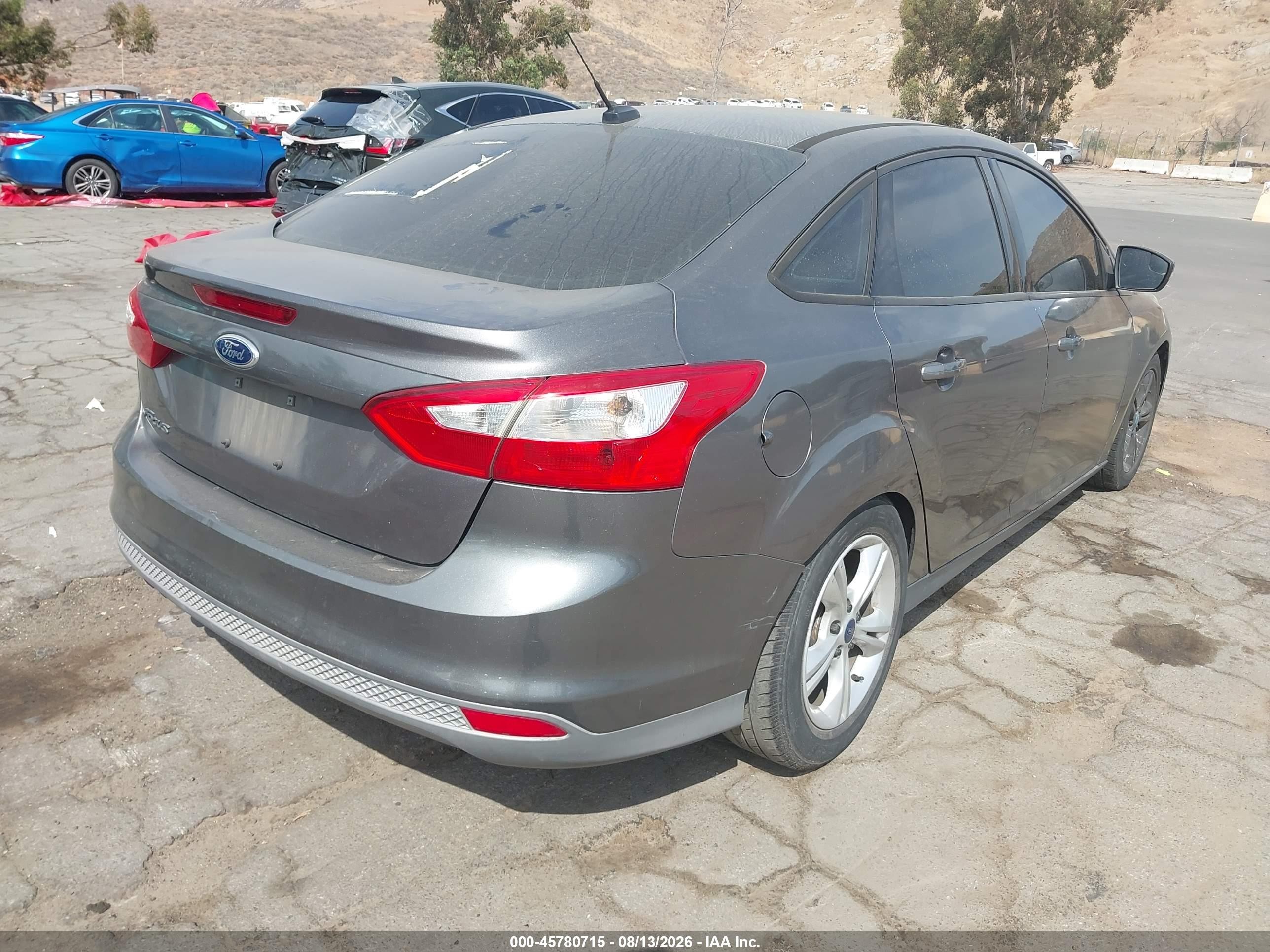 2013 Ford Focus Se Серый vin: 1FADP3F24DL116531