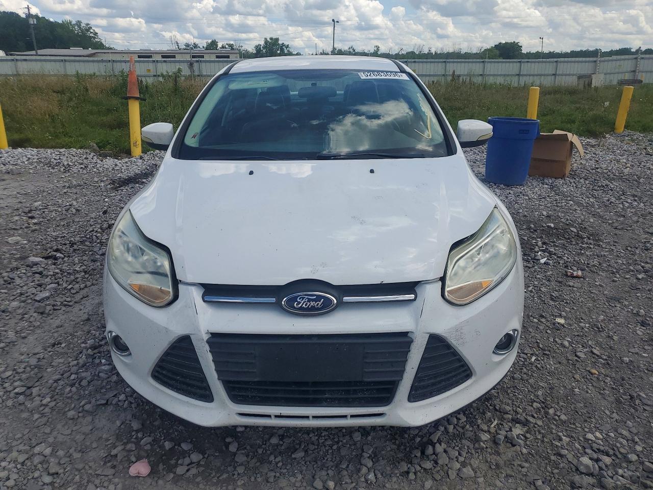 2013 Ford Focus Se White vin: 1FADP3F24DL128579