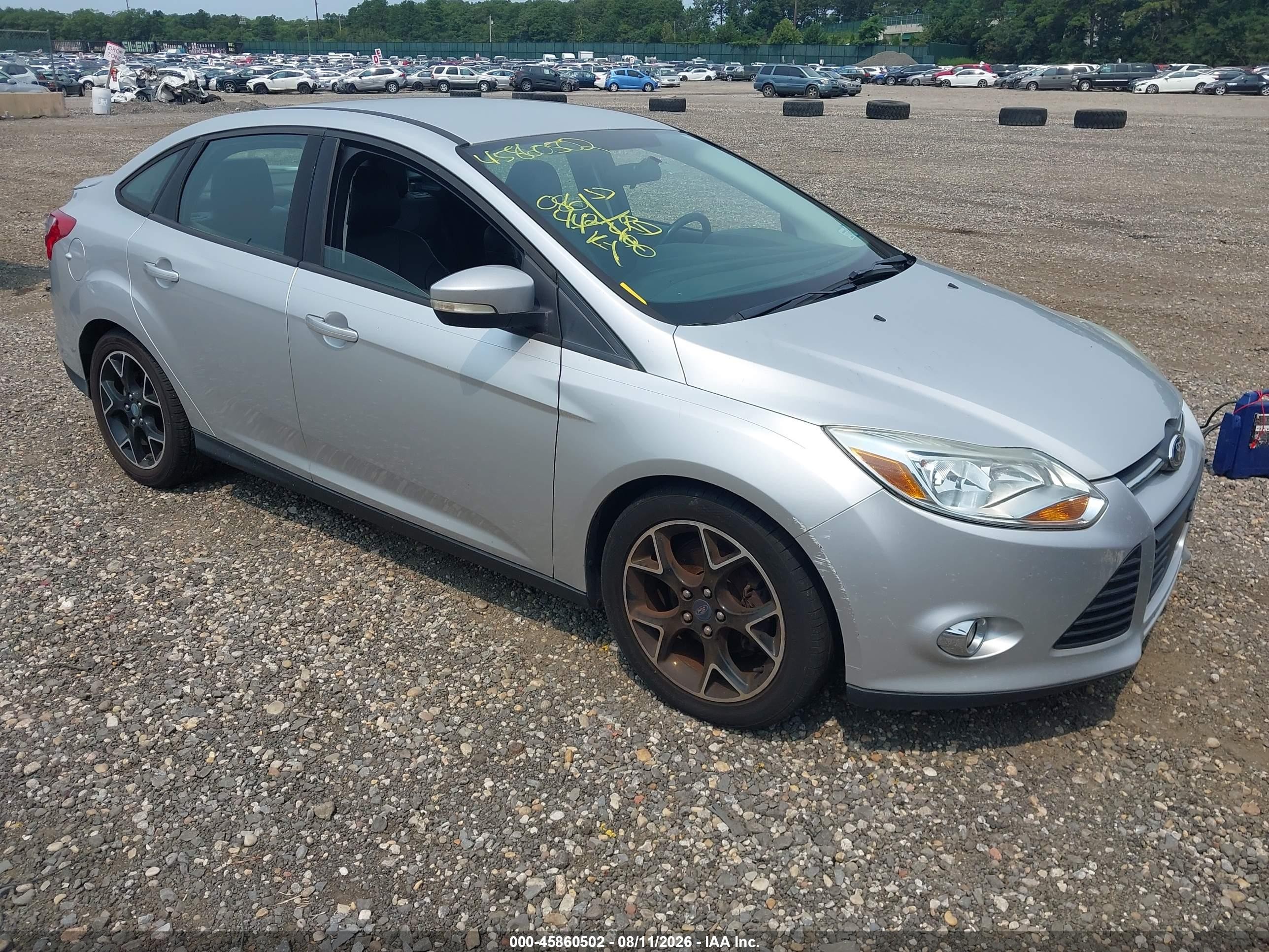 2013 Ford Focus Se Silver vin: 1FADP3F24DL181606
