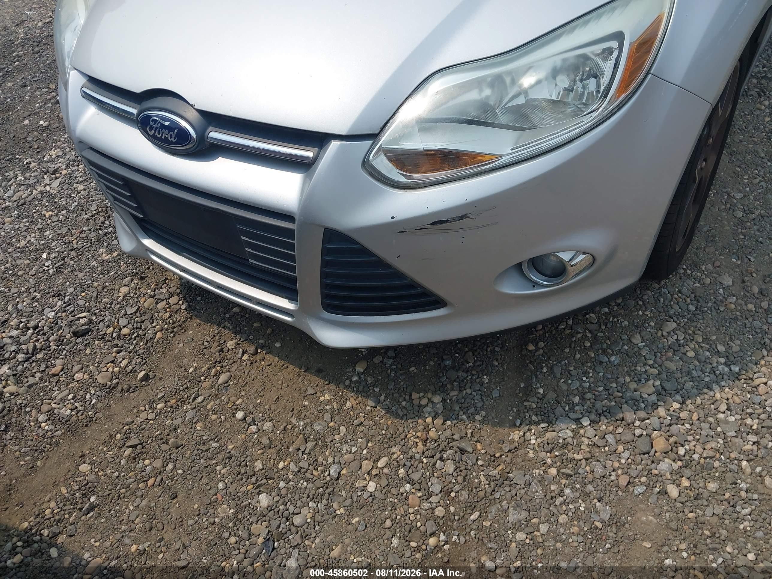 2013 Ford Focus Se Silver vin: 1FADP3F24DL181606