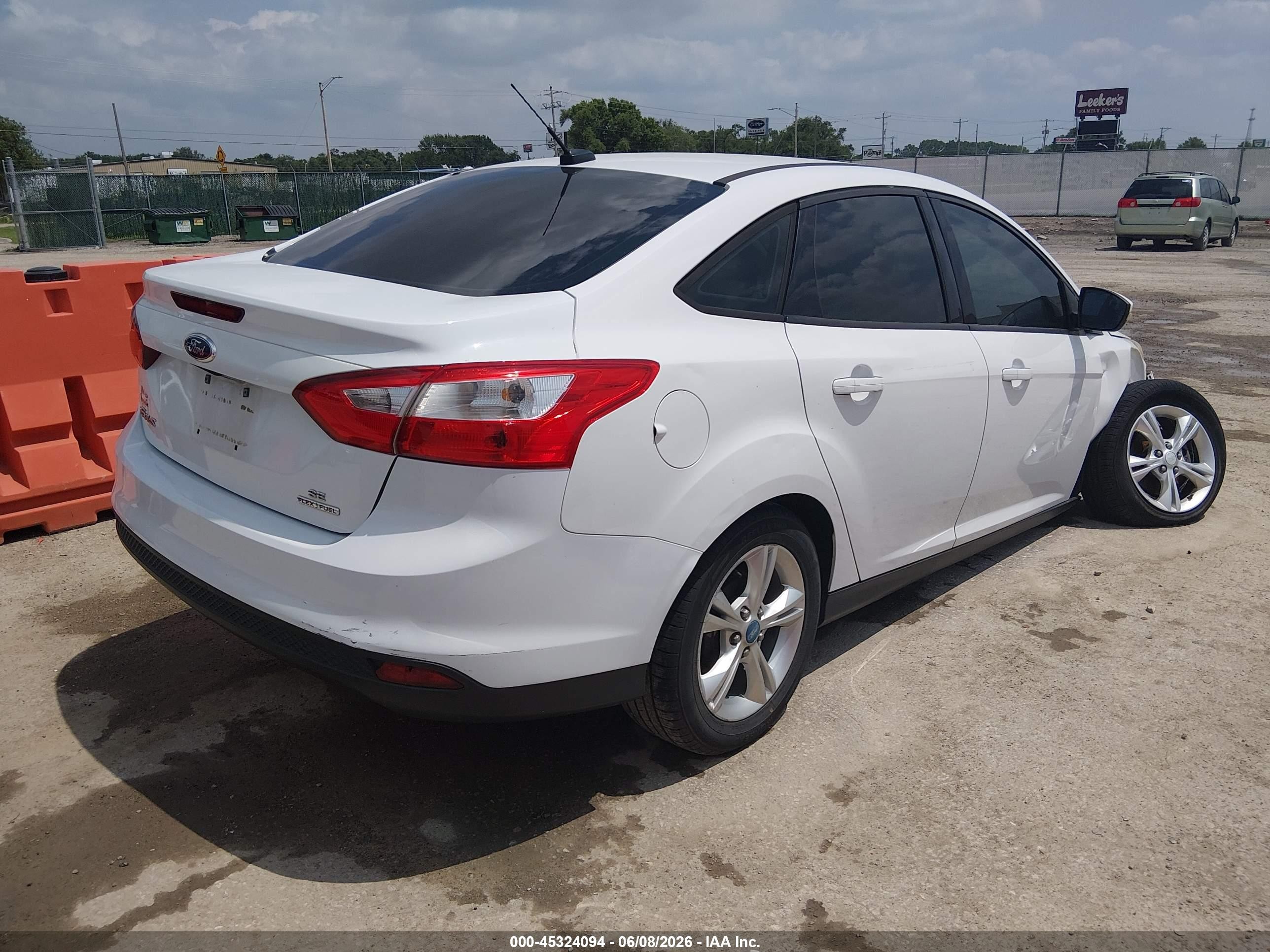 2013 Ford Focus Se Белый vin: 1FADP3F24DL200669