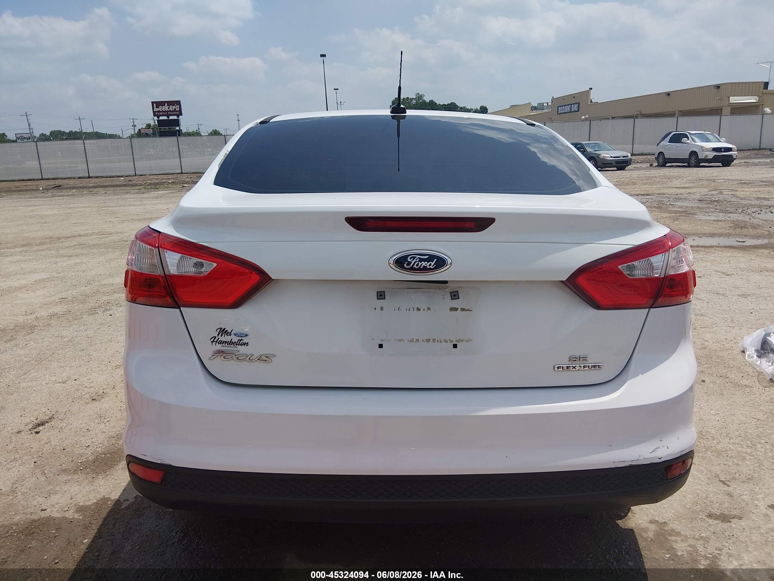 2013 Ford Focus Se Белый vin: 1FADP3F24DL200669
