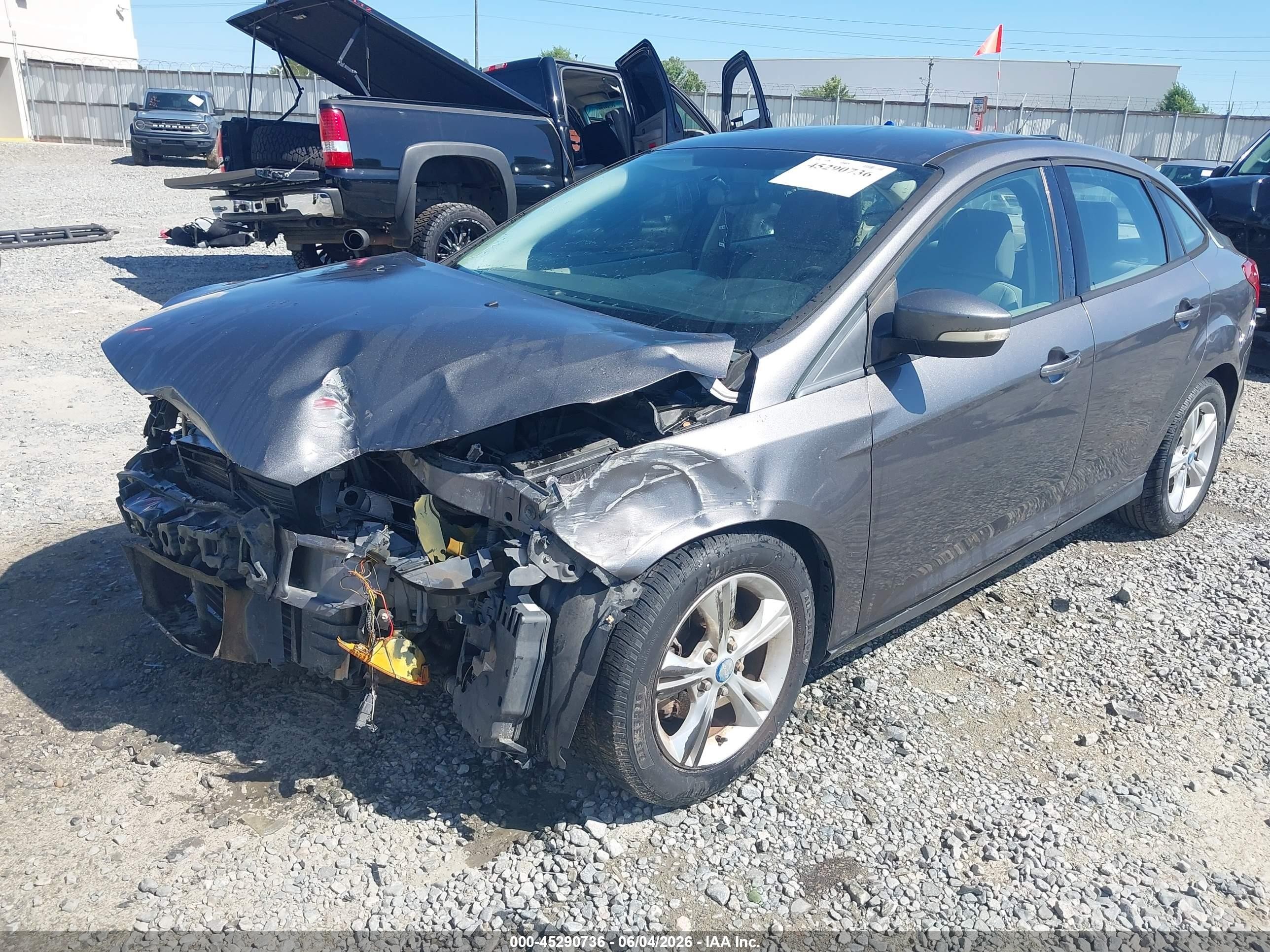 2013 Ford Focus Se Gray vin: 1FADP3F24DL217570