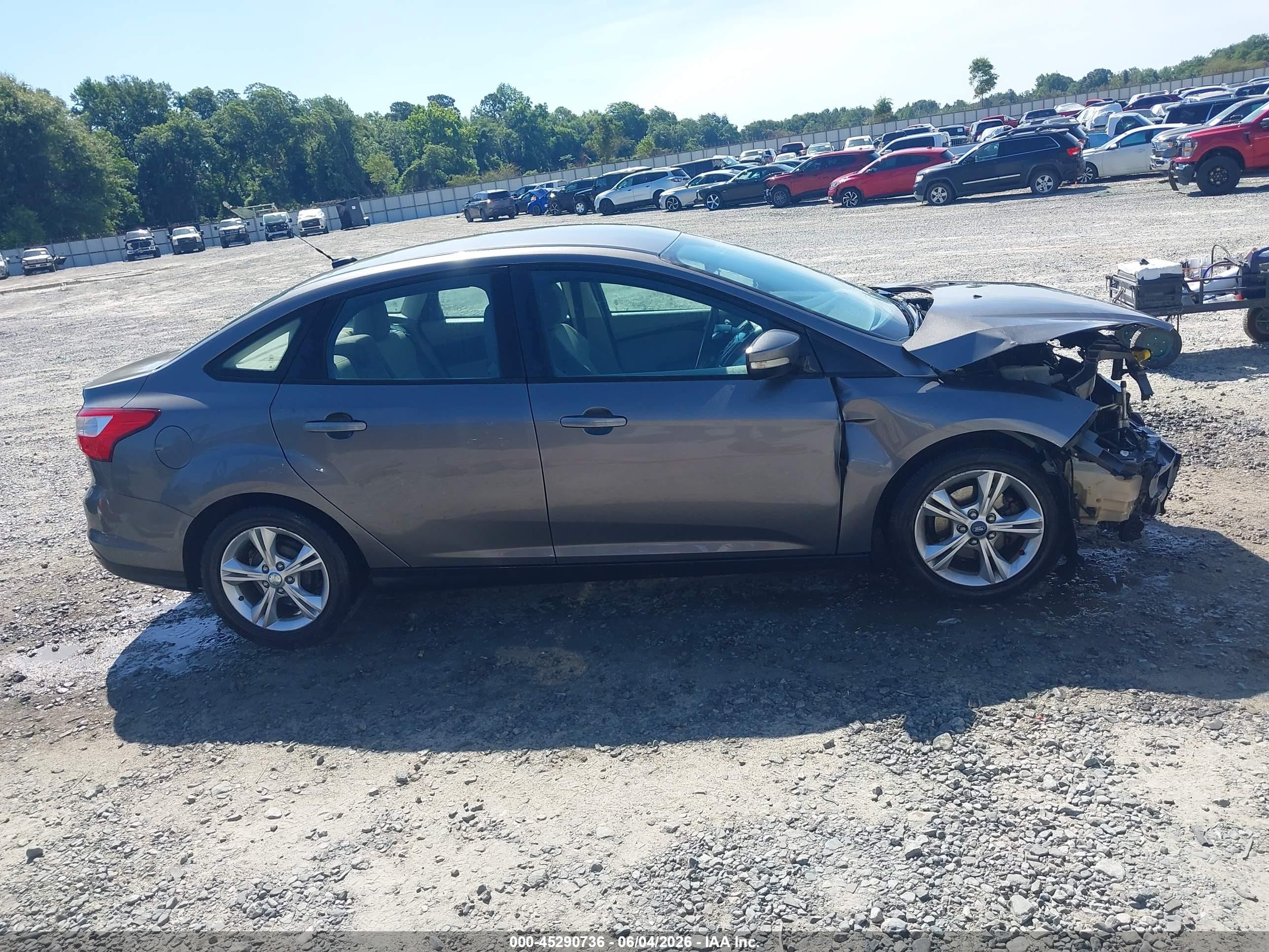 2013 Ford Focus Se Gray vin: 1FADP3F24DL217570