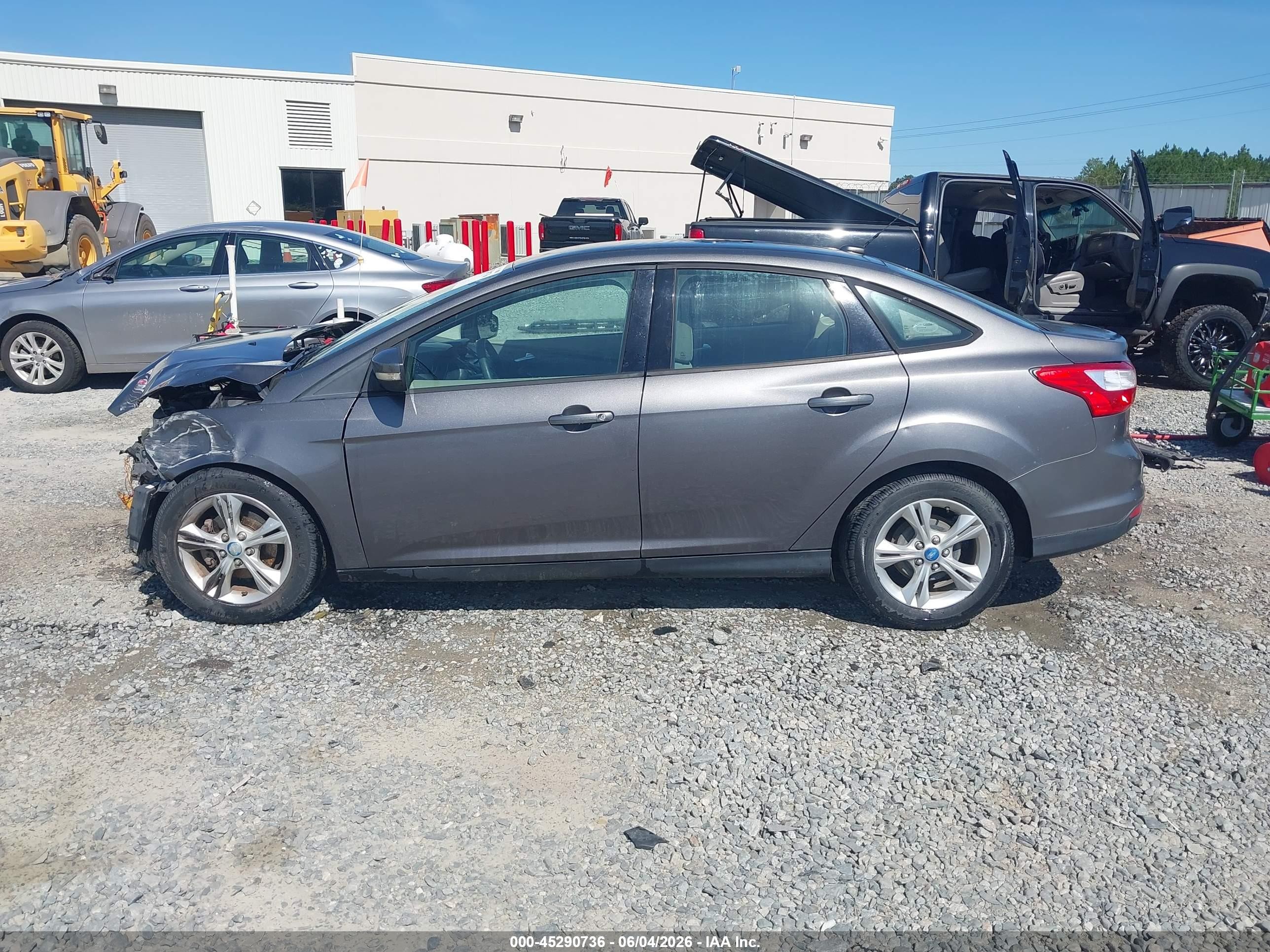 2013 Ford Focus Se Gray vin: 1FADP3F24DL217570