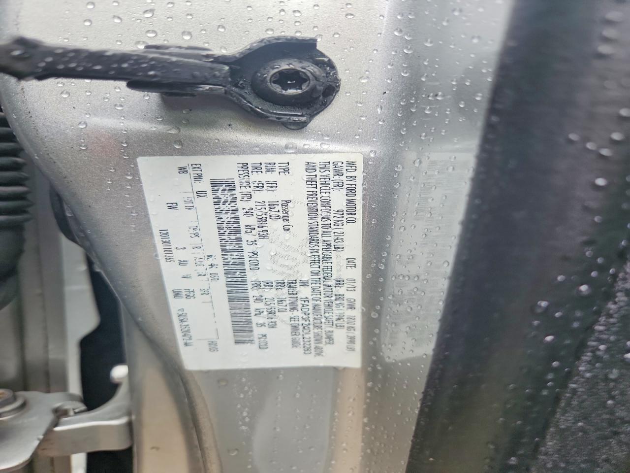 2013 Ford Focus Se Silver vin: 1FADP3F24DL232263