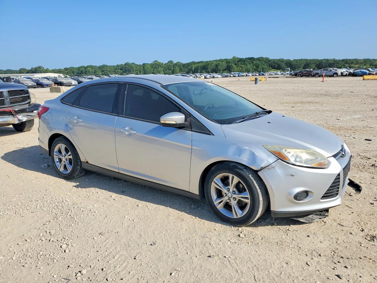 2013 Ford Focus Se Silver vin: 1FADP3F24DL245613