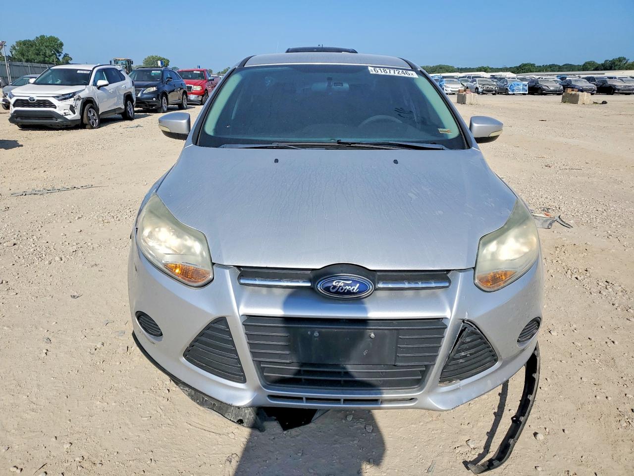 2013 Ford Focus Se Silver vin: 1FADP3F24DL245613