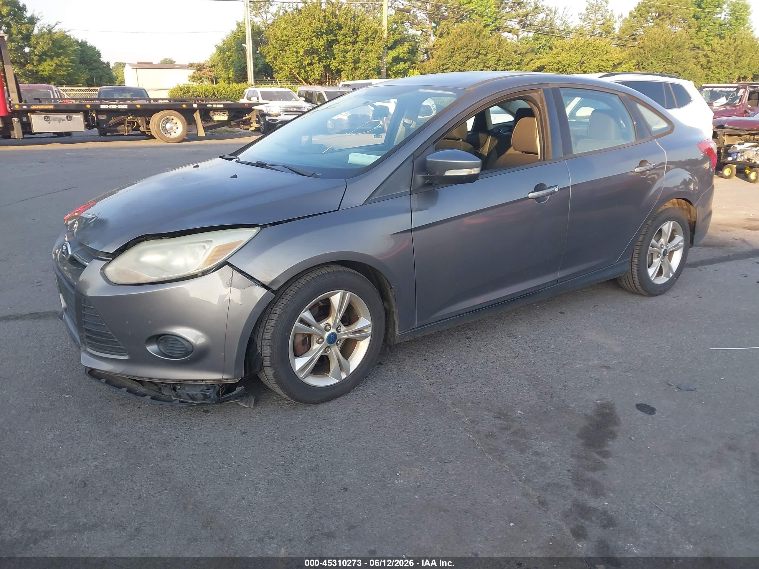 2013 Ford Focus Se Серый vin: 1FADP3F24DL249869