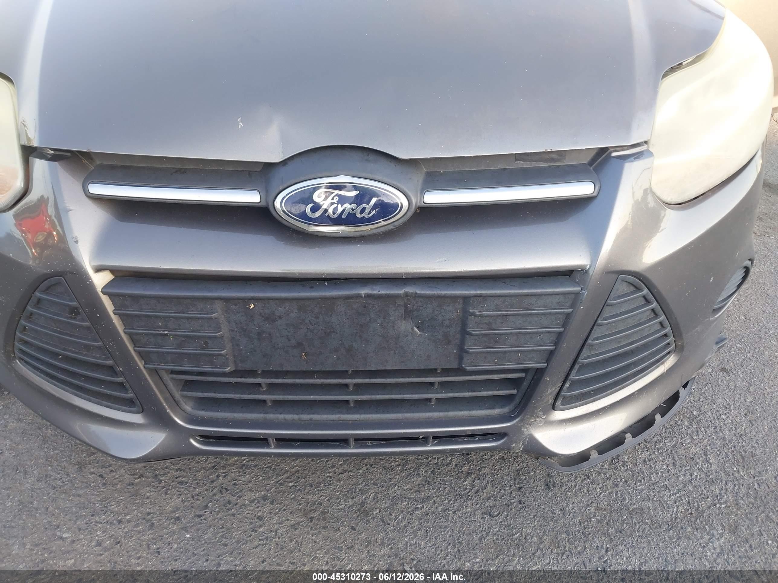 2013 Ford Focus Se Серый vin: 1FADP3F24DL249869