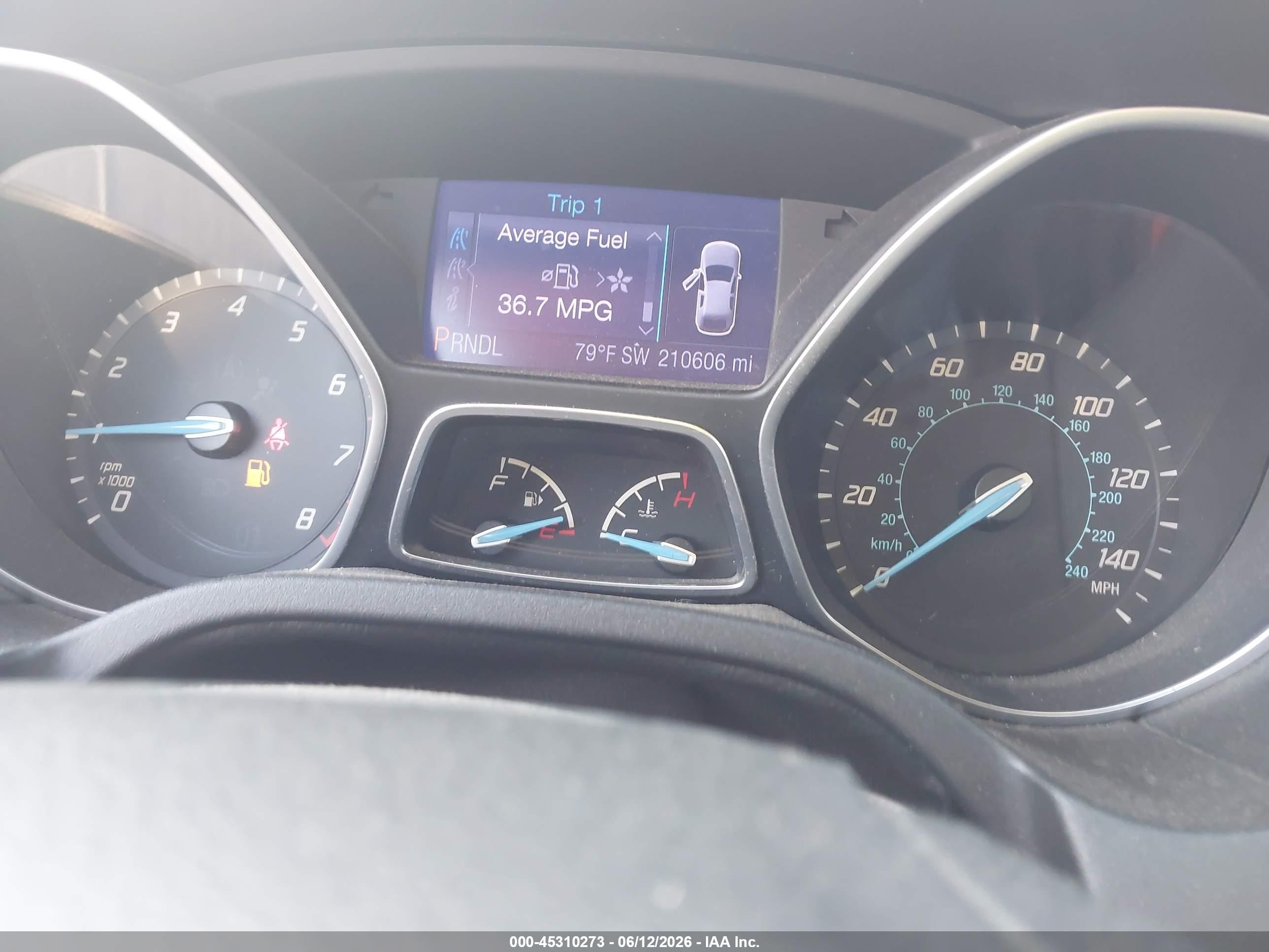 2013 Ford Focus Se Серый vin: 1FADP3F24DL249869