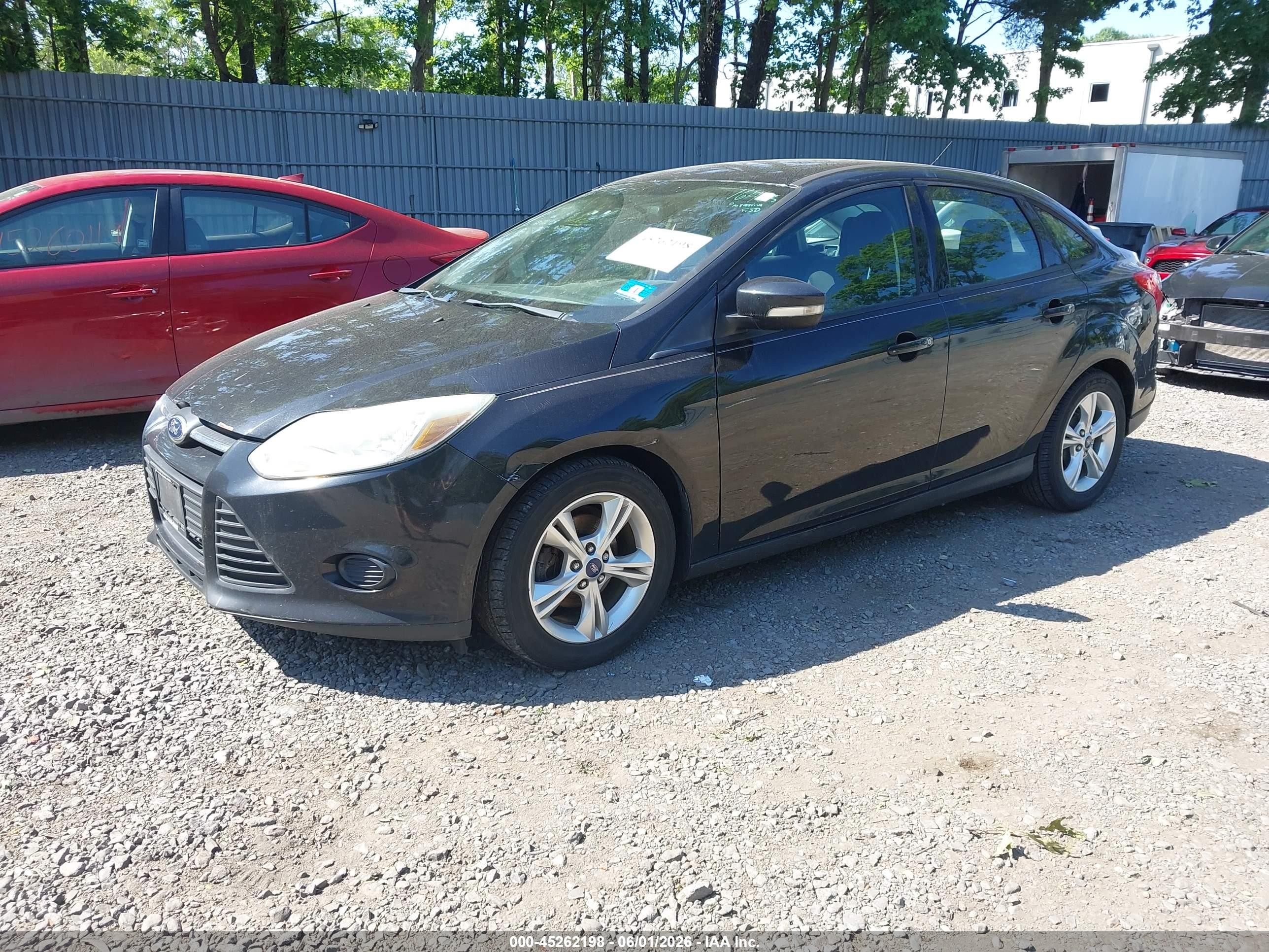 2013 Ford Focus Se Black vin: 1FADP3F24DL258183