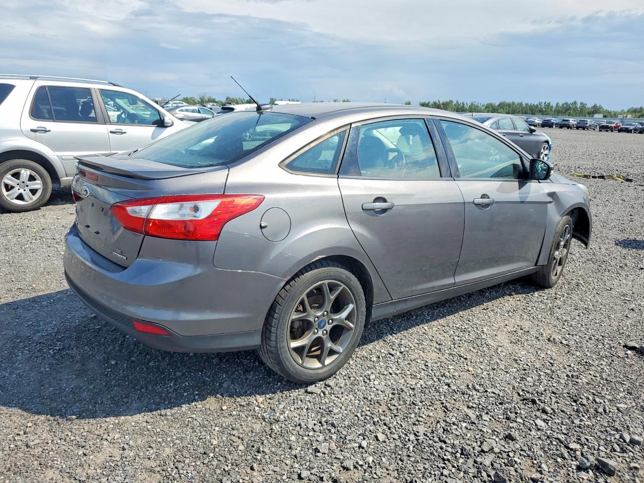 2013 Ford Focus Se Gray vin: 1FADP3F24DL268759