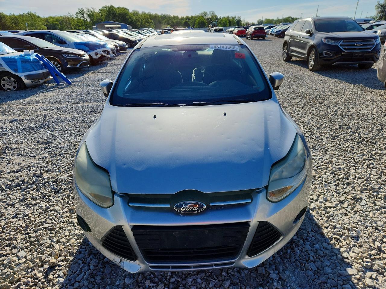 2013 Ford Focus Se Silver vin: 1FADP3F24DL269488