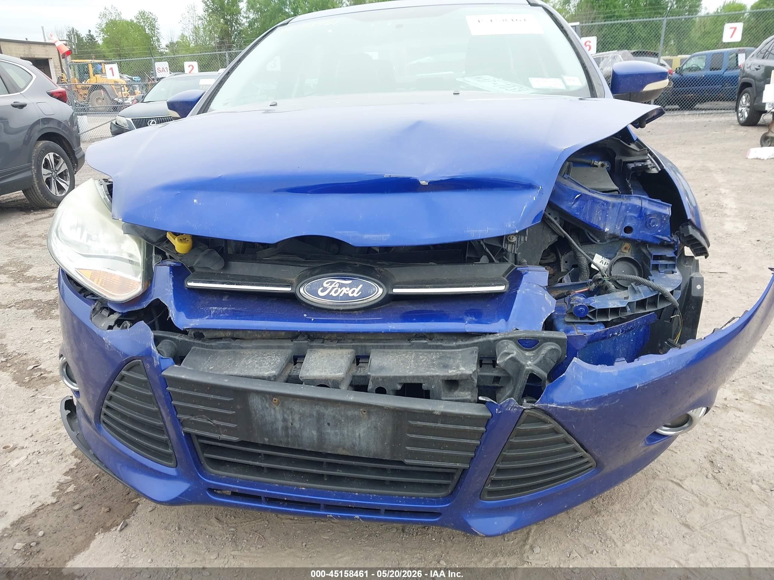2013 Ford Focus Se Синий vin: 1FADP3F24DL284458