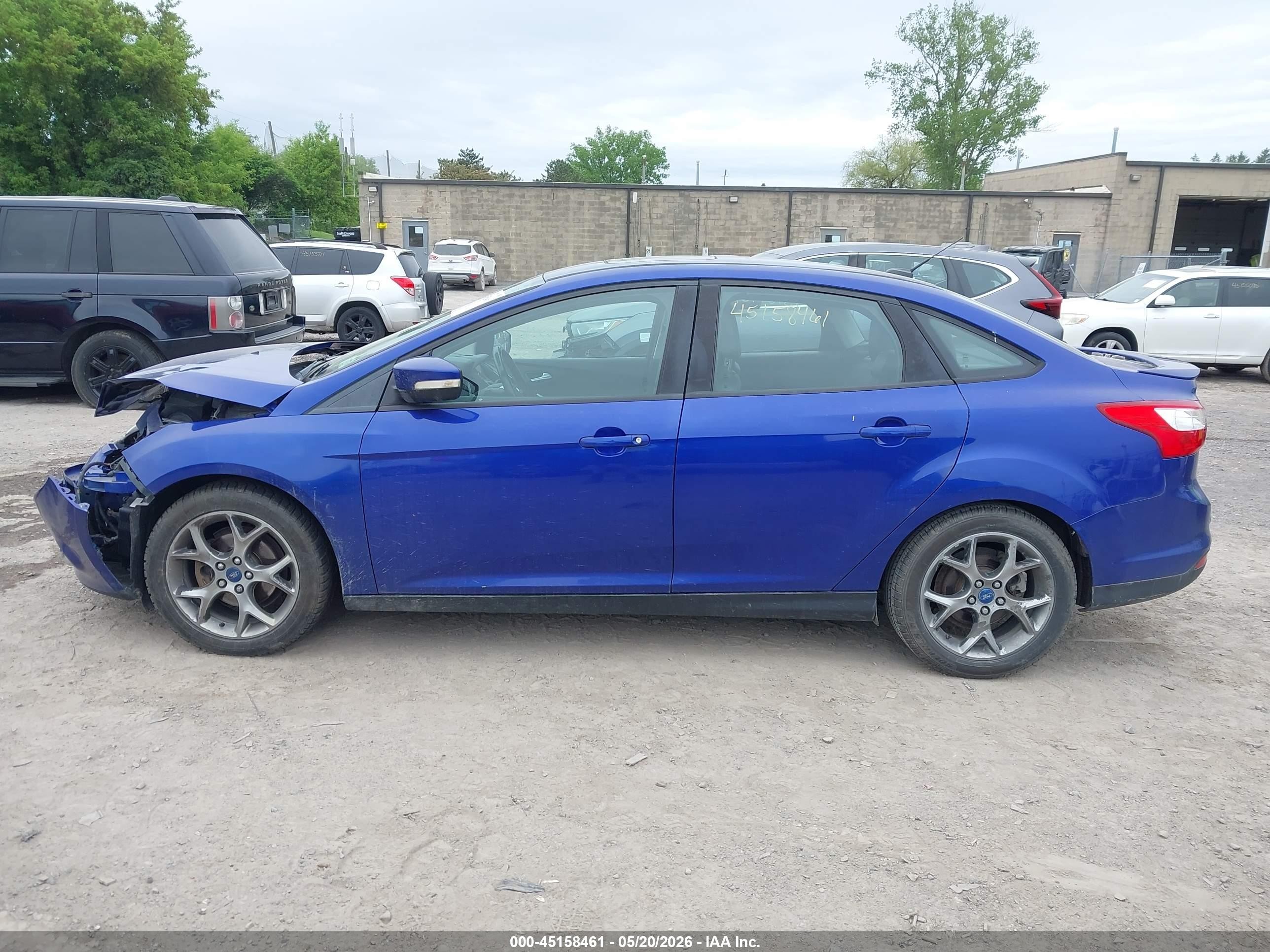 2013 Ford Focus Se Синий vin: 1FADP3F24DL284458