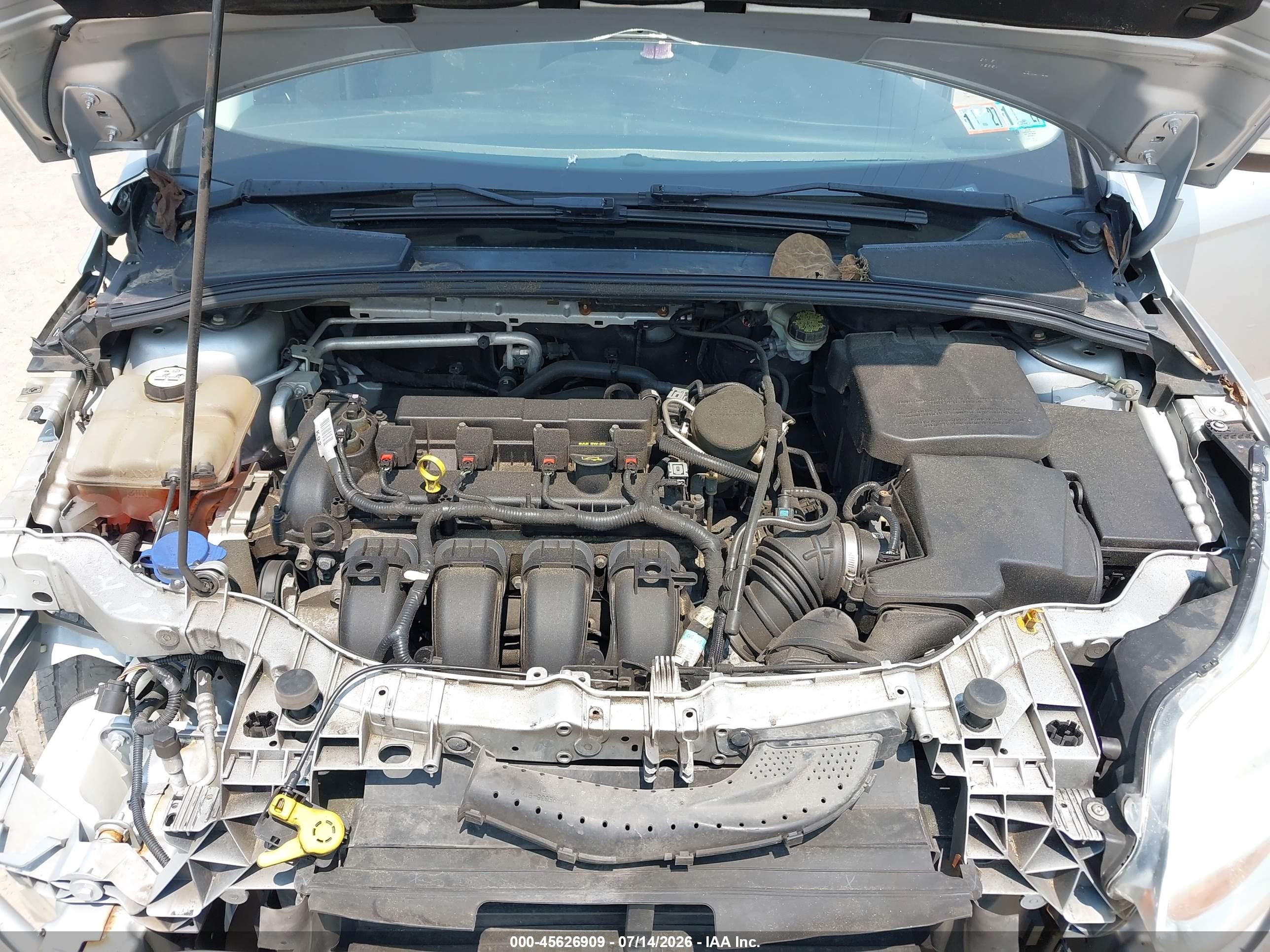 2013 Ford Focus Se Silver vin: 1FADP3F24DL295072