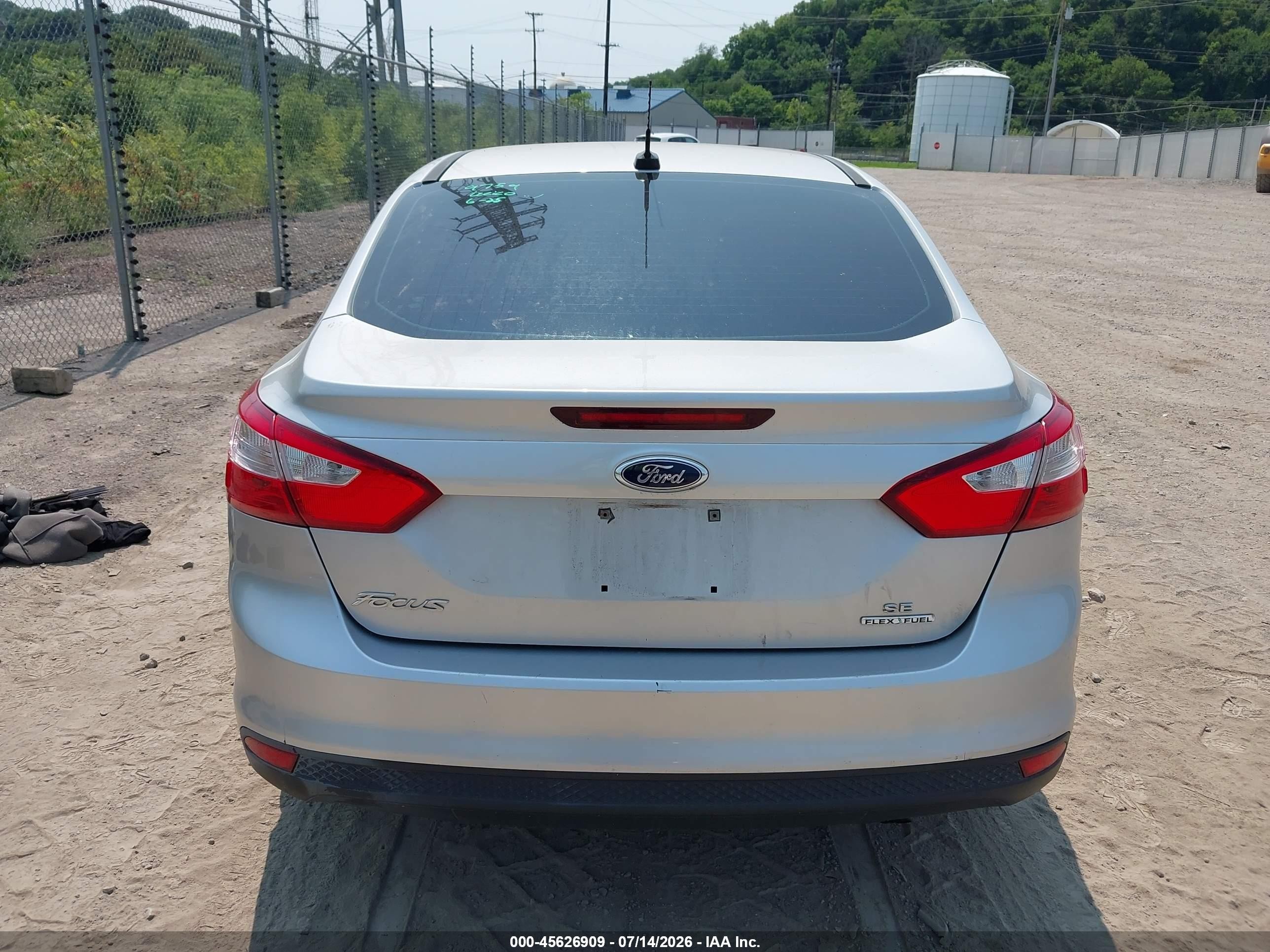 2013 Ford Focus Se Silver vin: 1FADP3F24DL295072