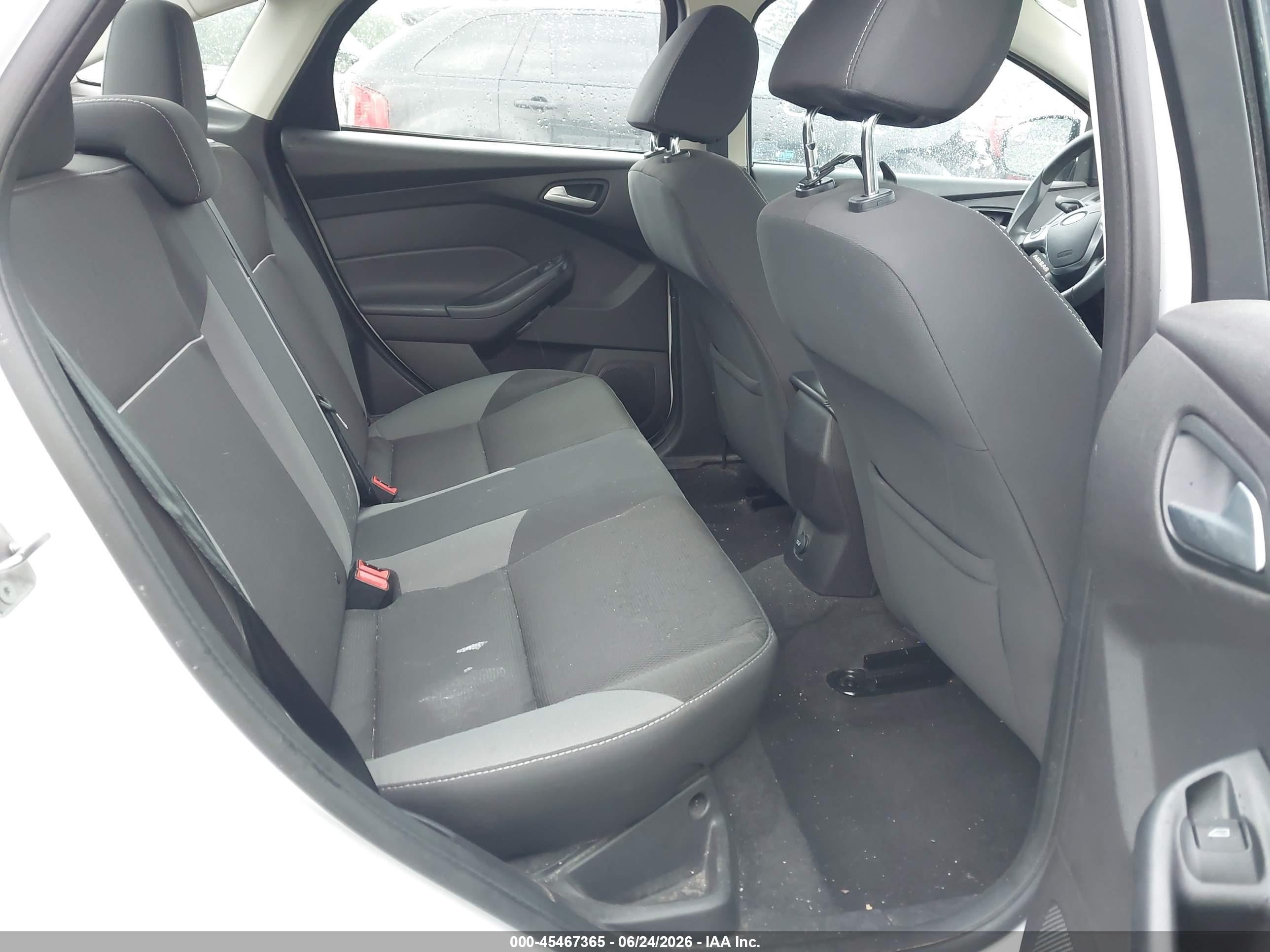 2013 Ford Focus Se White vin: 1FADP3F24DL296755