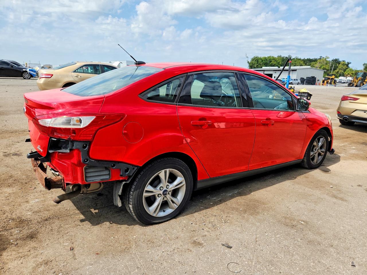 2013 Ford Focus Se Red vin: 1FADP3F24DL318513