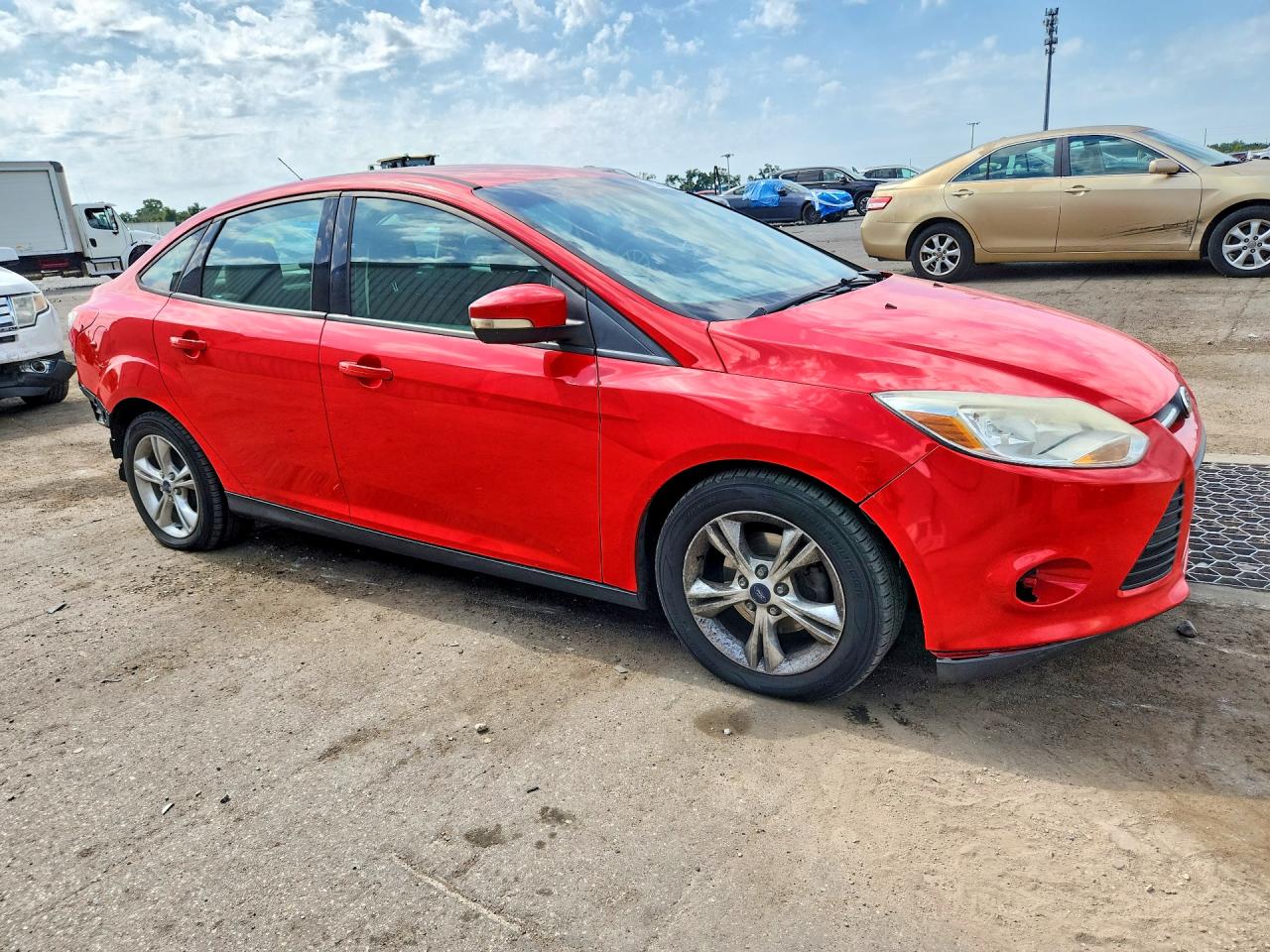 2013 Ford Focus Se Red vin: 1FADP3F24DL318513