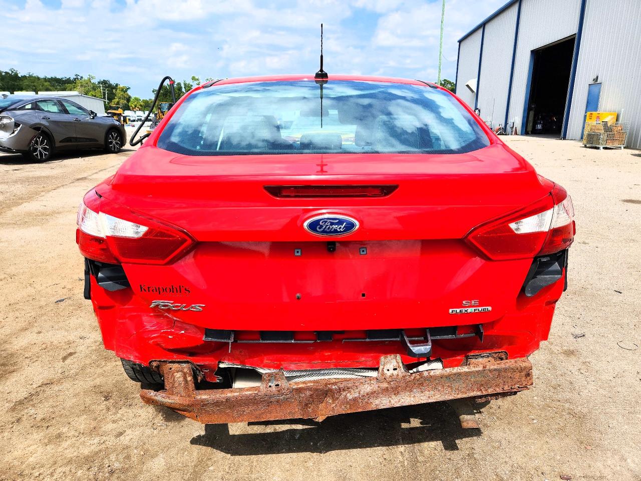 2013 Ford Focus Se Red vin: 1FADP3F24DL318513