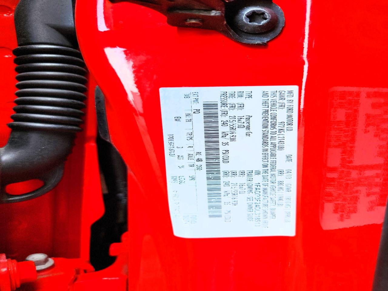 2013 Ford Focus Se Red vin: 1FADP3F24DL318513