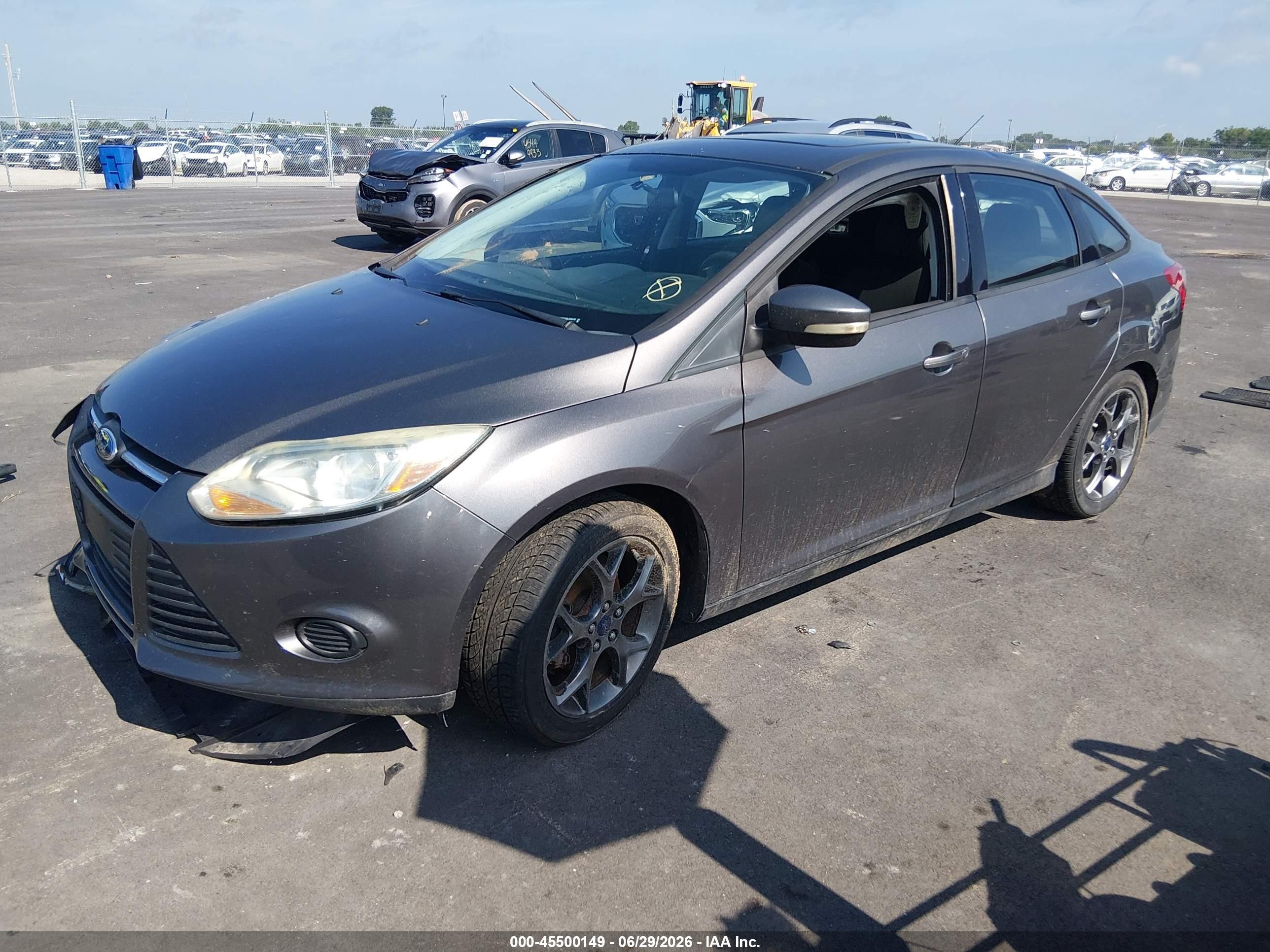 2013 Ford Focus Se Серый vin: 1FADP3F24DL334470