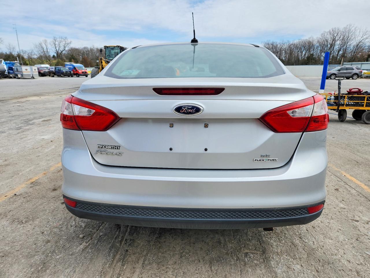 2013 Ford Focus Se Silver vin: 1FADP3F24DL337482