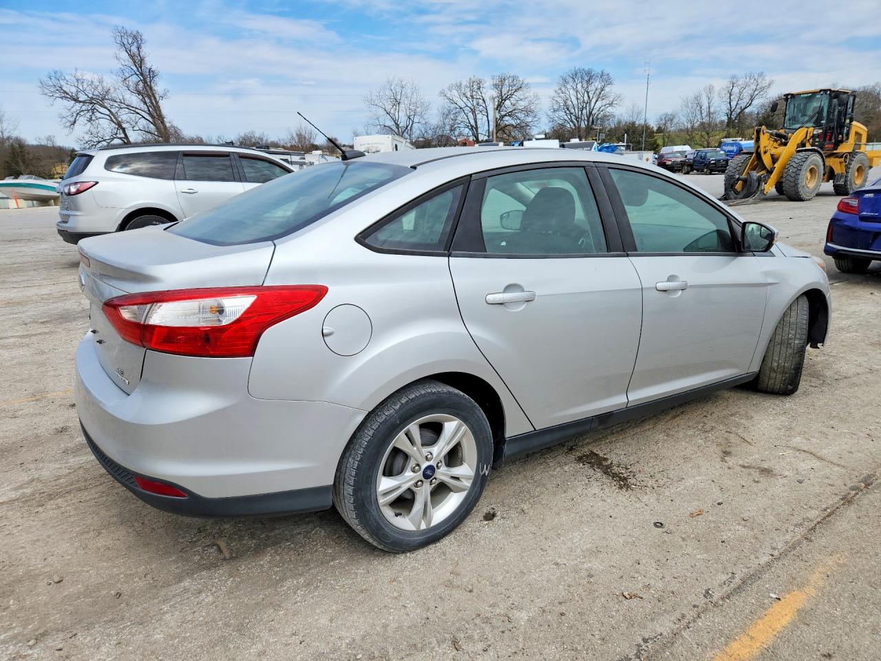 2013 Ford Focus Se Silver vin: 1FADP3F24DL337482
