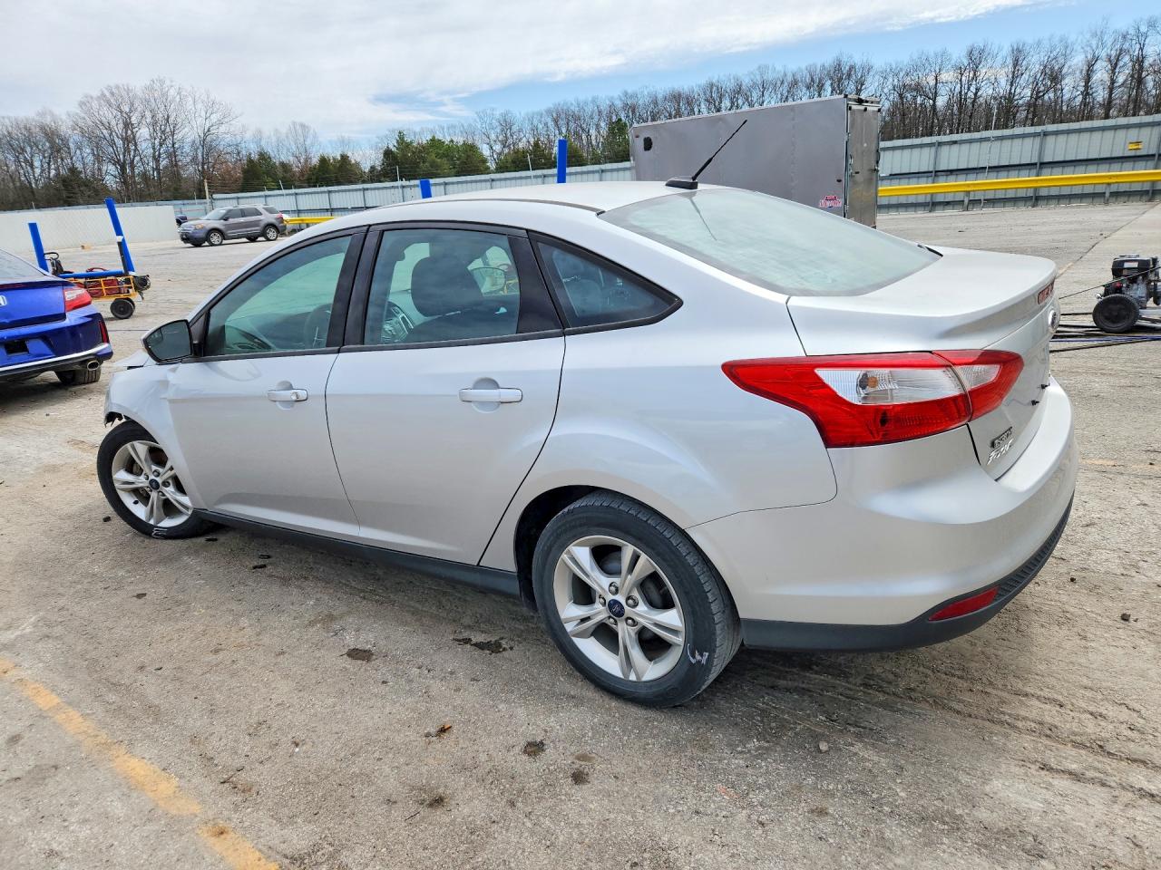 2013 Ford Focus Se Silver vin: 1FADP3F24DL337482