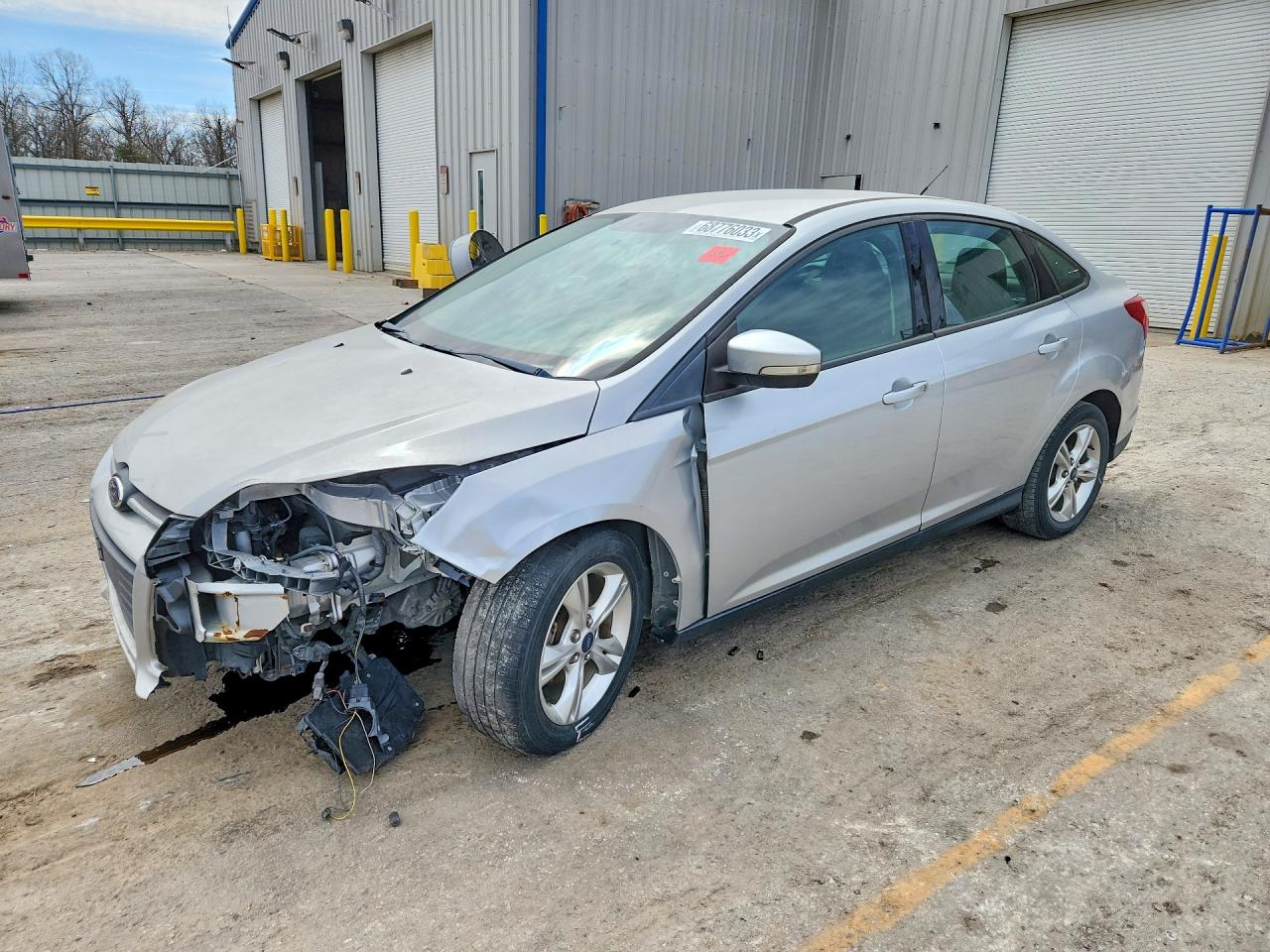 2013 Ford Focus Se Silver vin: 1FADP3F24DL337482