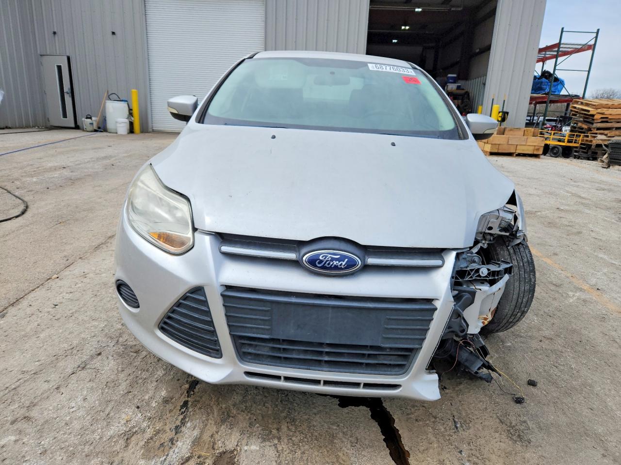 2013 Ford Focus Se Silver vin: 1FADP3F24DL337482