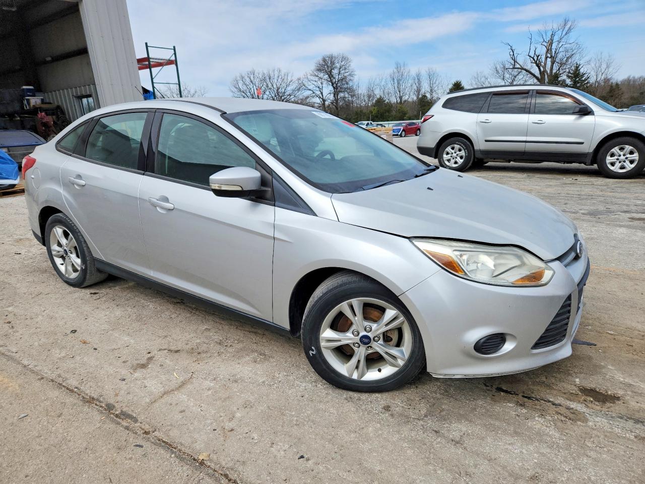 2013 Ford Focus Se Silver vin: 1FADP3F24DL337482