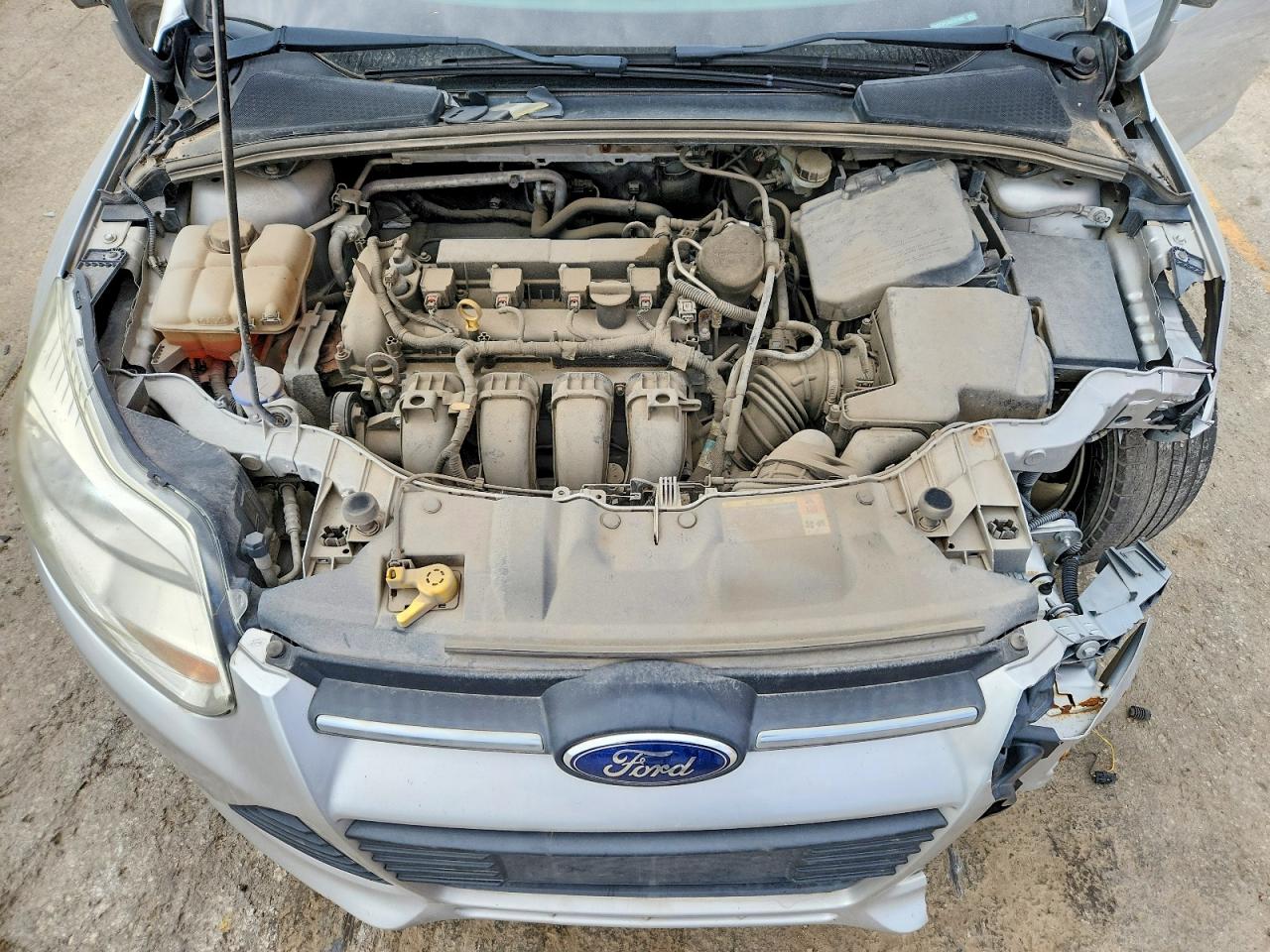 2013 Ford Focus Se Silver vin: 1FADP3F24DL337482