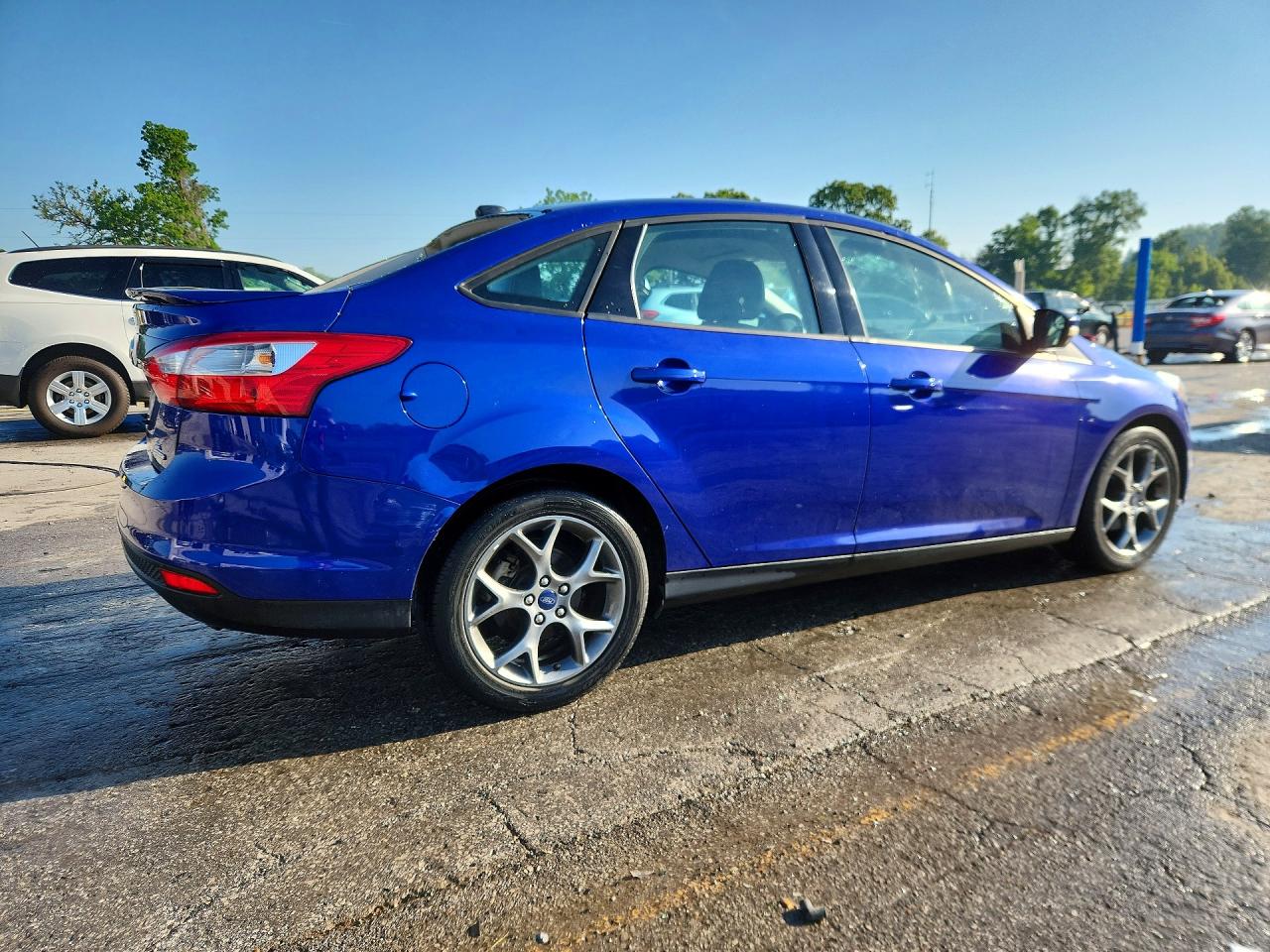 2013 Ford Focus Se Blue vin: 1FADP3F24DL345307