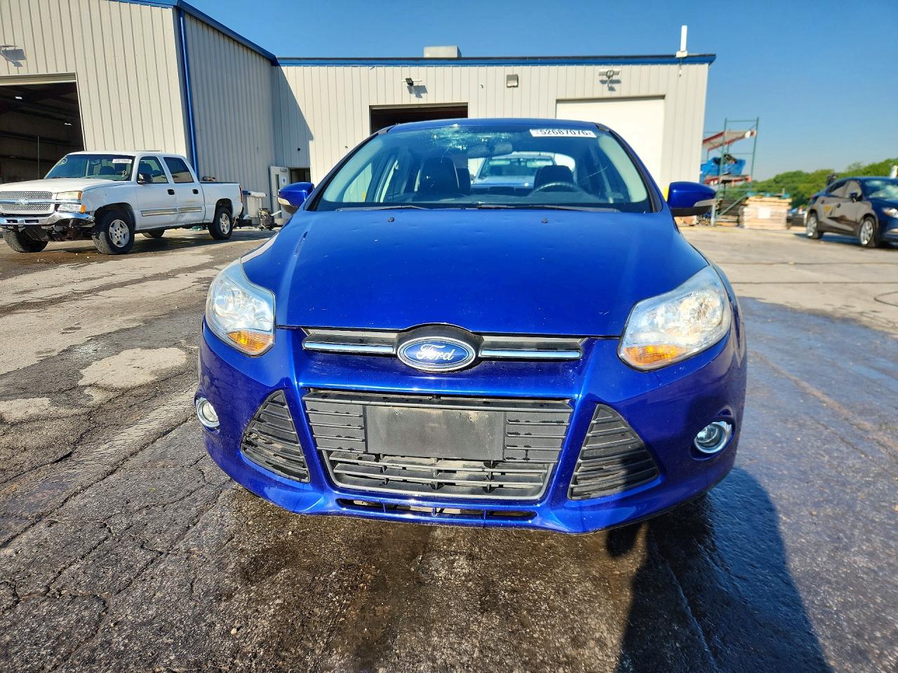 2013 Ford Focus Se Blue vin: 1FADP3F24DL345307