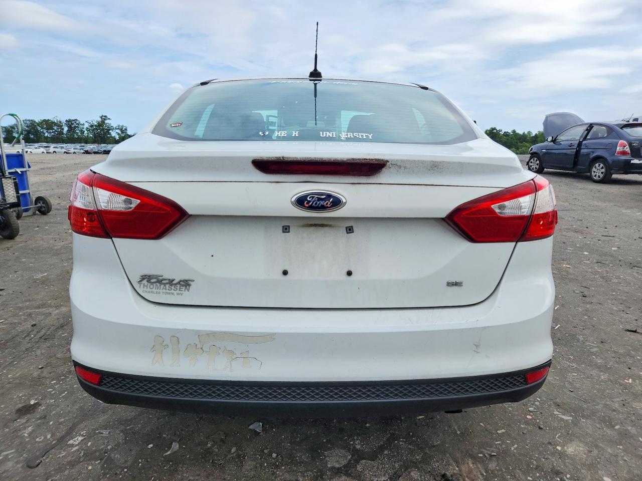 2013 Ford Focus Se Белый vin: 1FADP3F24DL349955